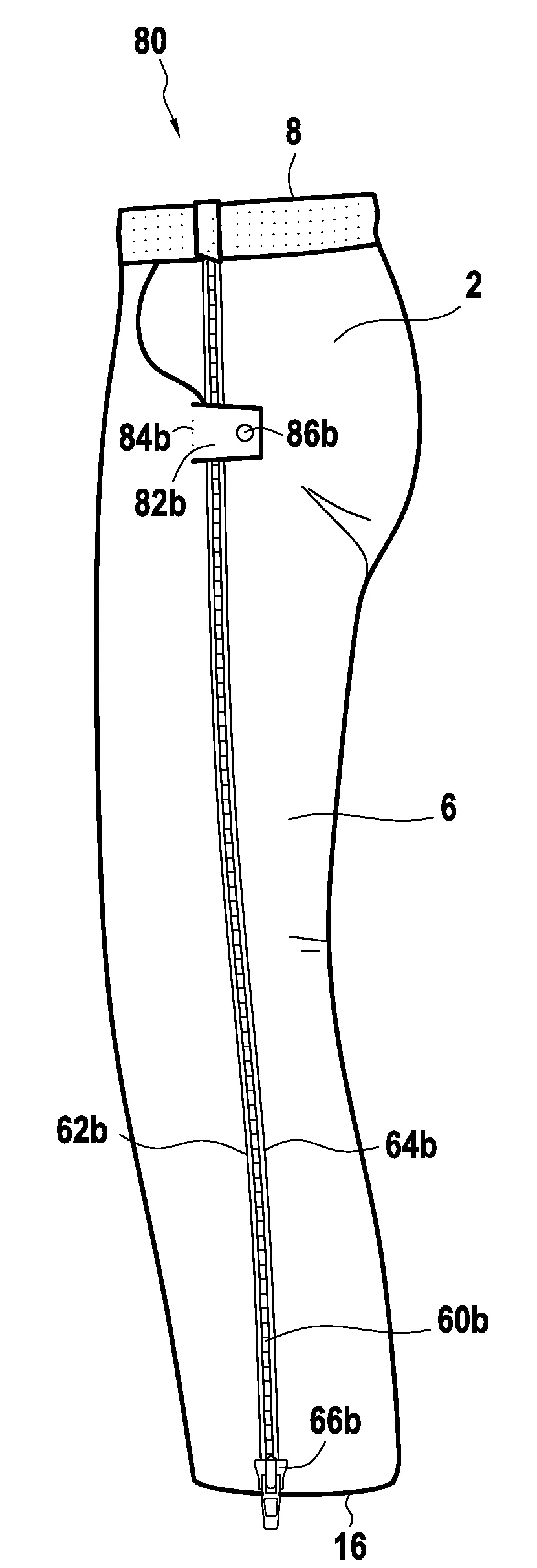 Vetement a extraction facile