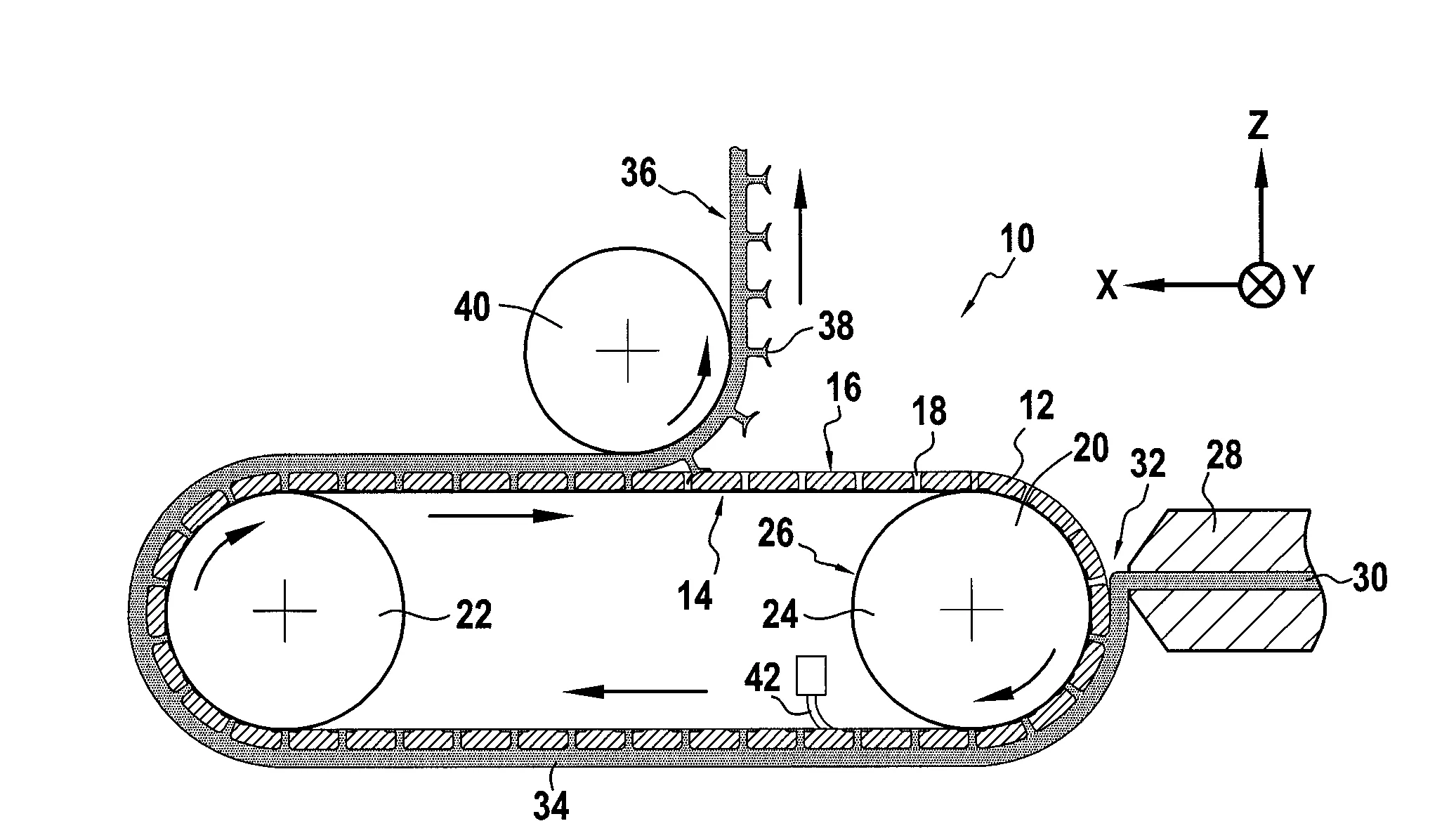 Appareil de moulage pour la formation d'un dispositif de retenue
