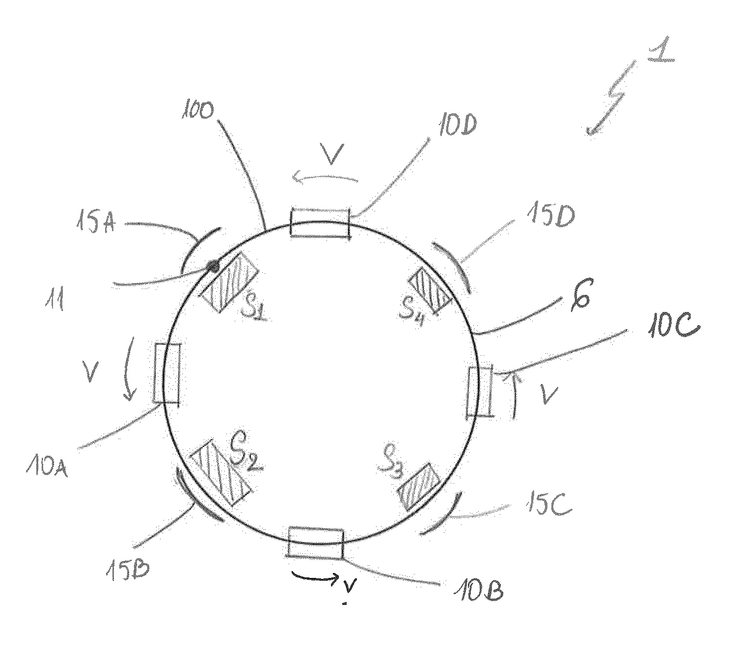 Installation de transport par cable munie d’un systeme d’assistance a l’acceleration et a la deceleration d’une cabine