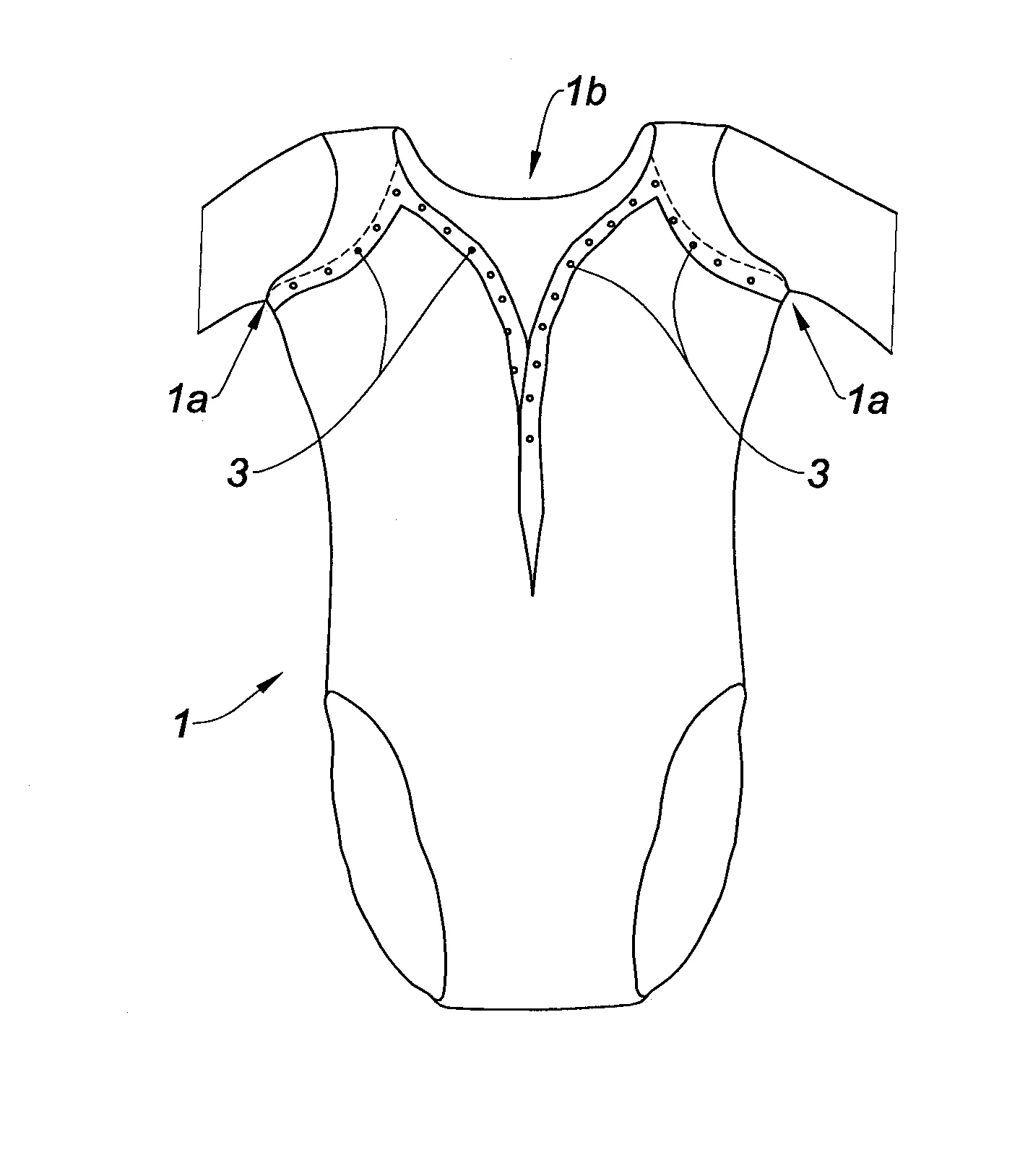Justaucorps equipe d’un dispositif lumineux