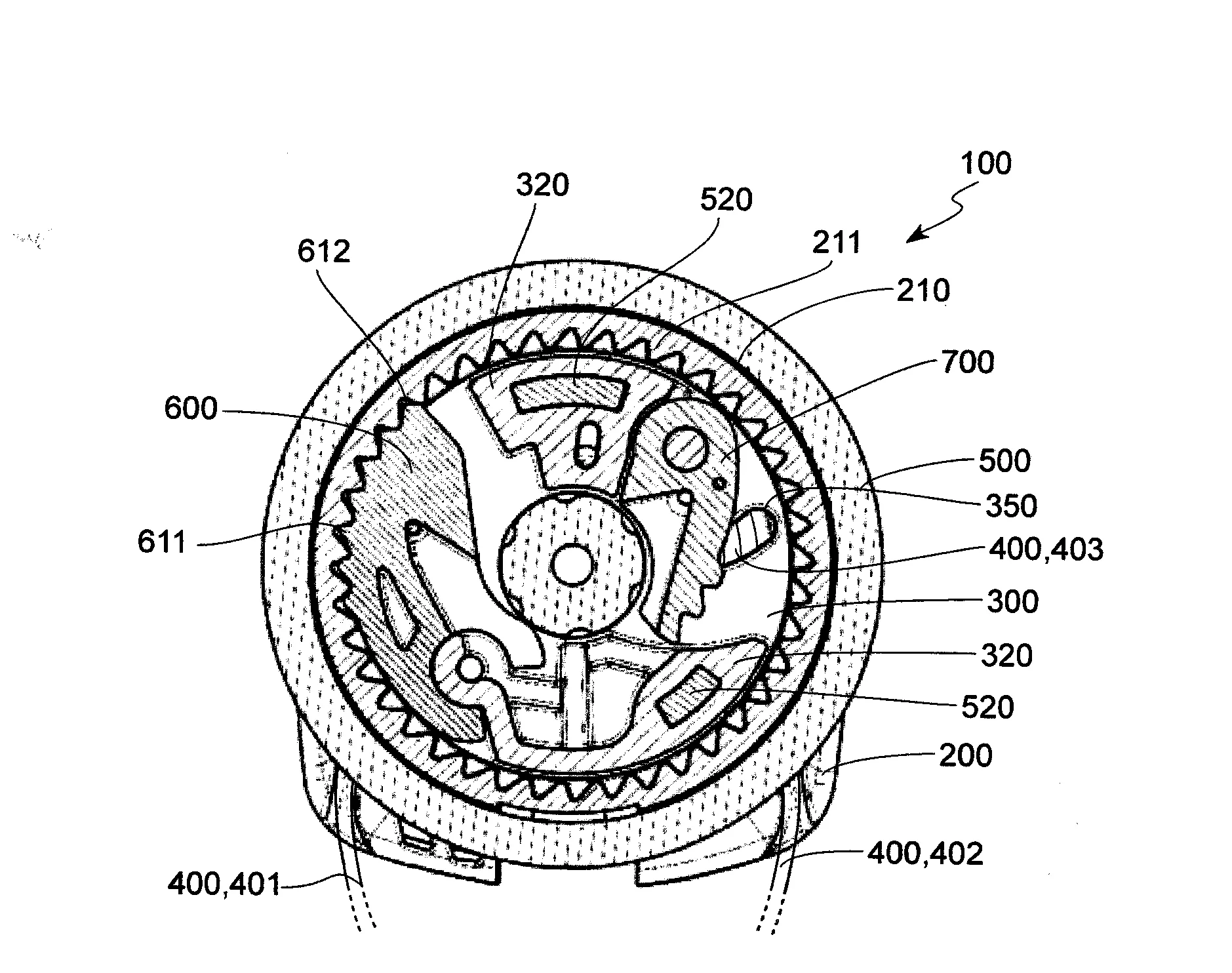 Dispositif d'enroulement et de blocage pour un lacet de serrage