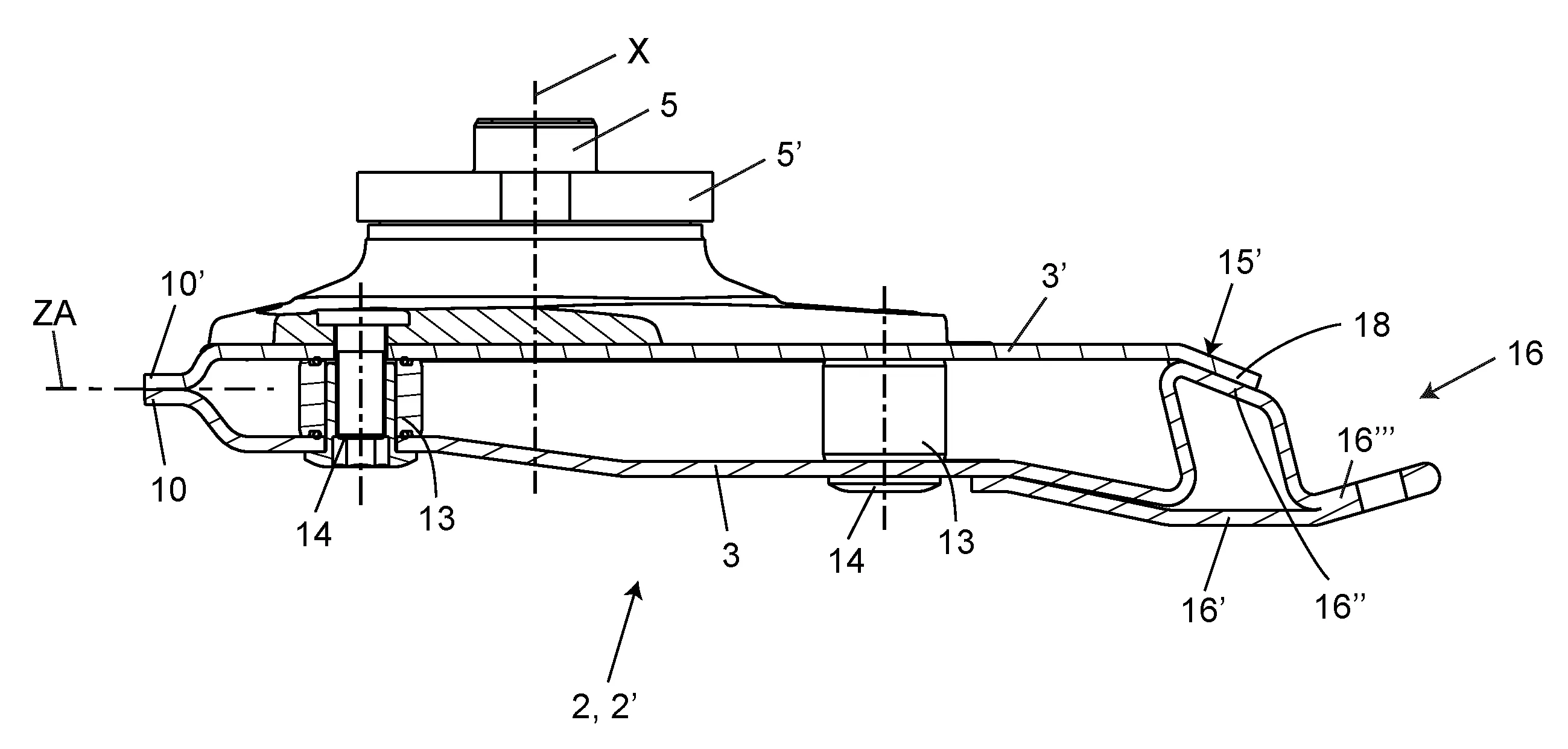 Barre de coupe de faucheuse a disques