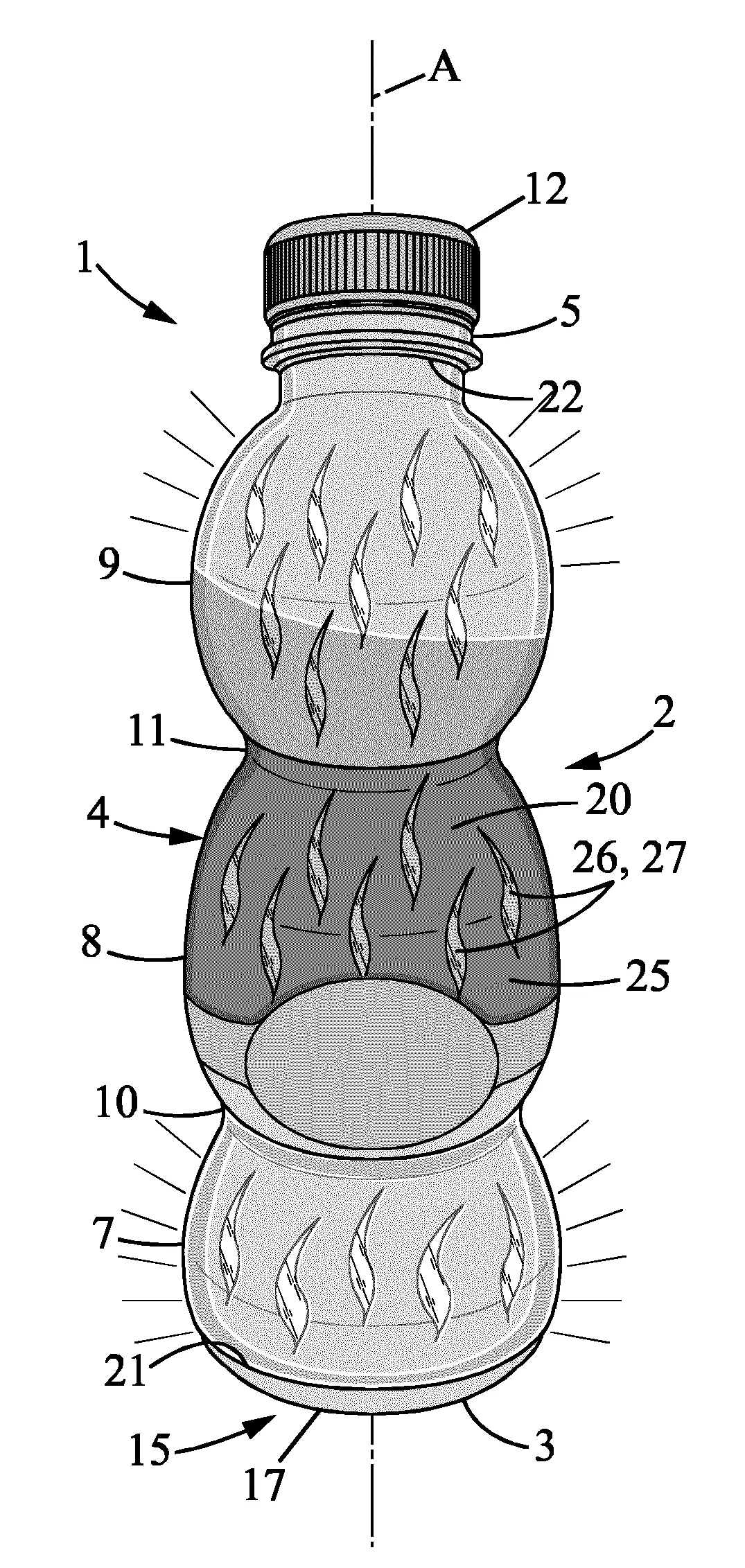 Conditionnement d'un liquide transparent