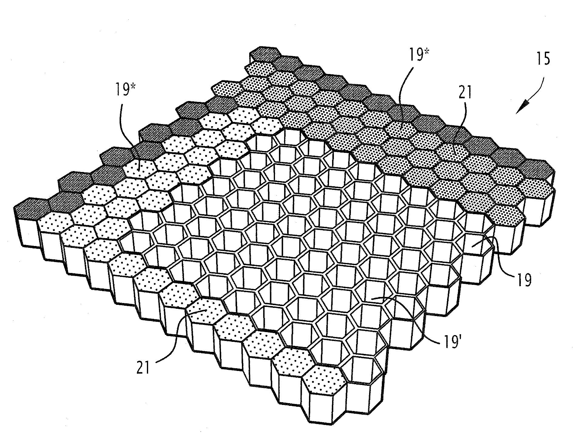Structure composite a caracteristiques dielectriques reconfigurables et ensemble comprenant une telle structure composite