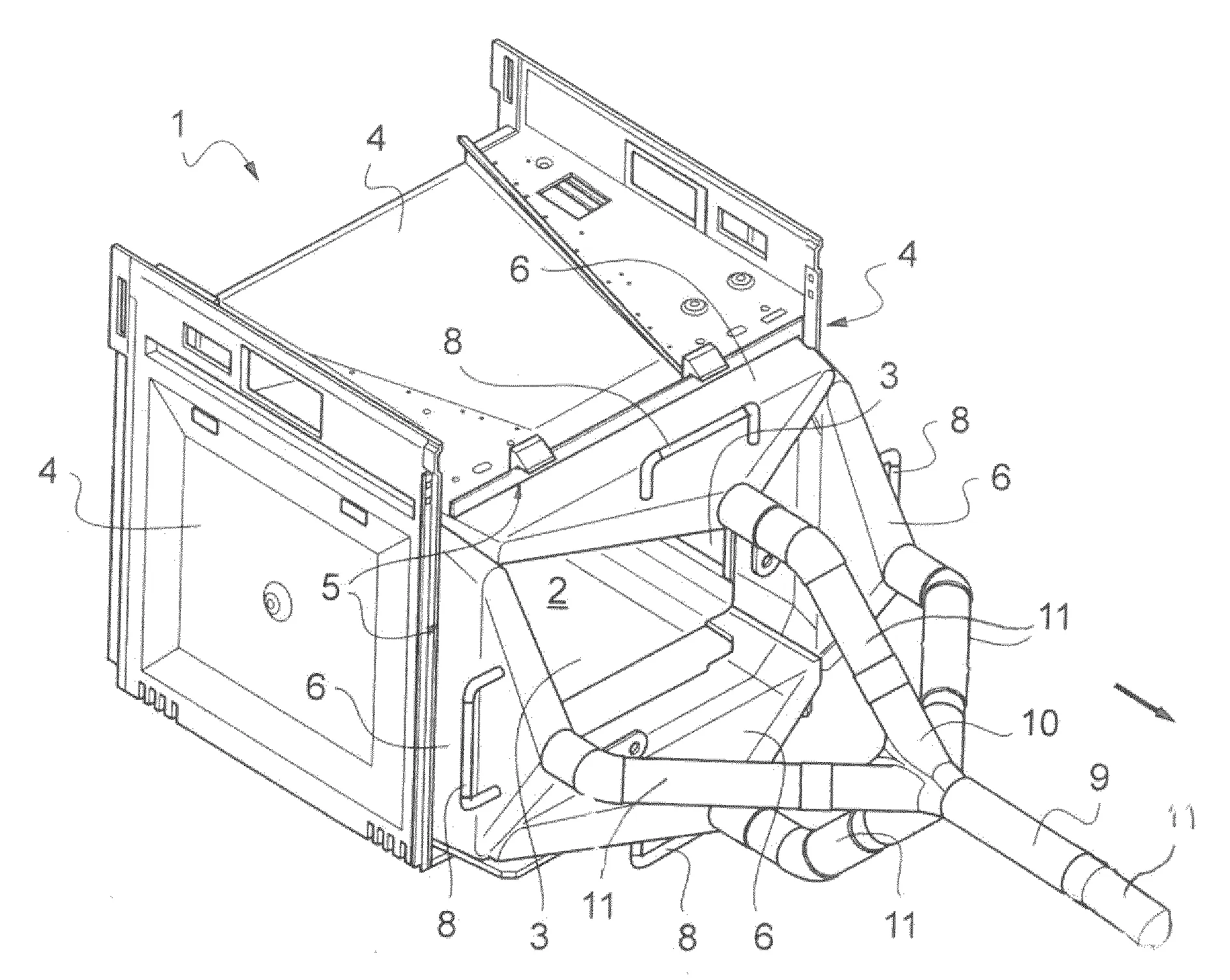 Procede d'isolation et appareil obtenu