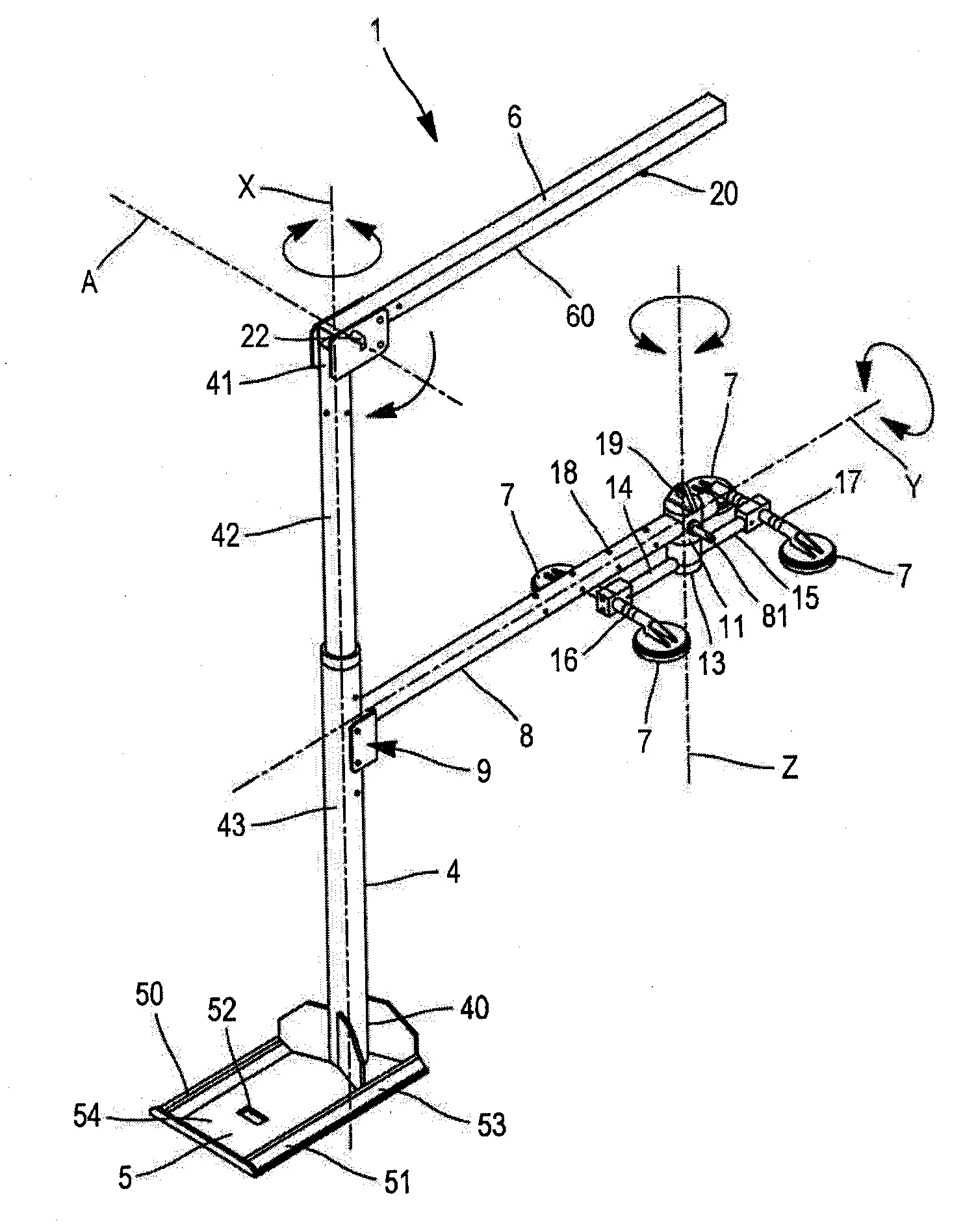 Dispositif pour la pose ou la depose d'une vitre de vehicule automobile