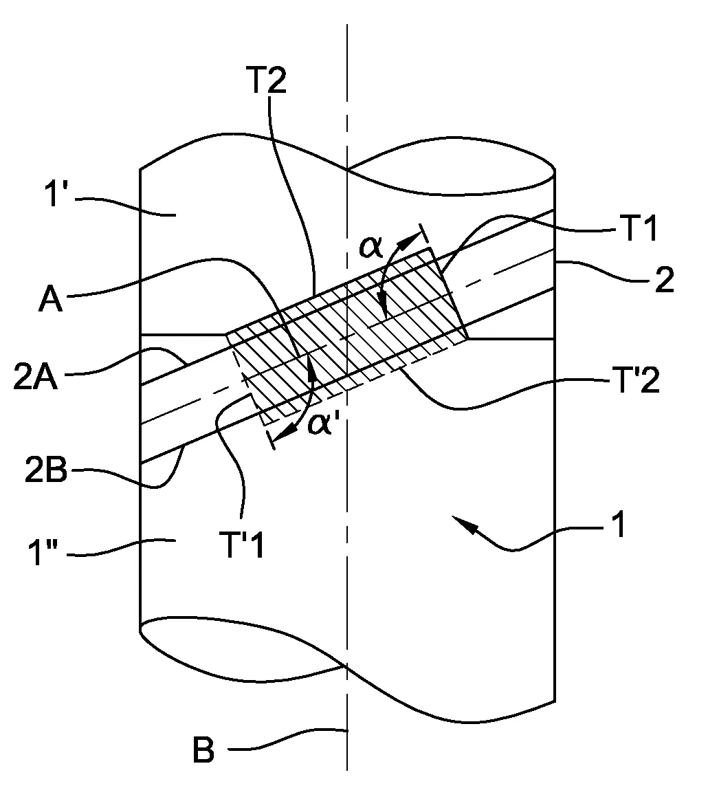 Procede de coupe d'une gaine realisee par agrafage d'une helice d'une bande de tole metallique