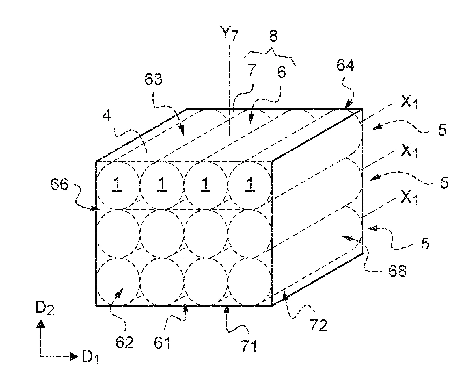 Paquet de produits isolants compressibles et procede de fabrication d'un tel paquet