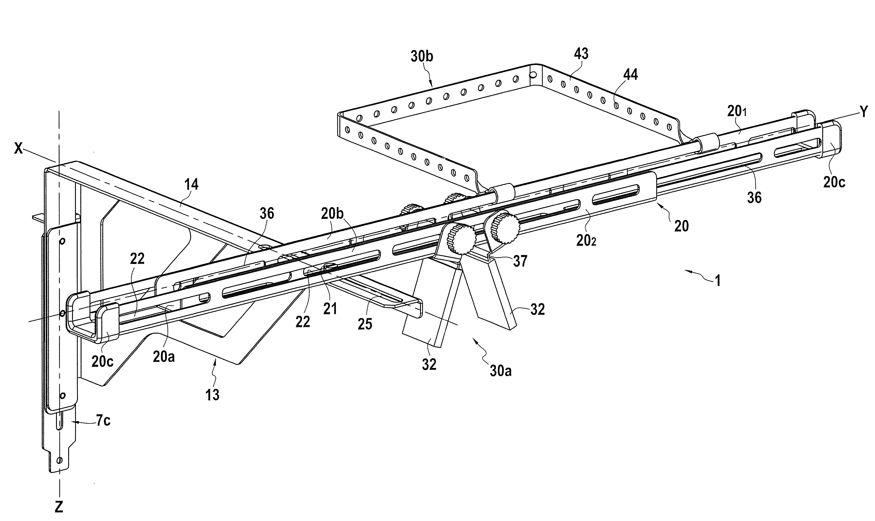 Equipement pour maintenir un composant a l'interieur d'un boitier d'ordinateur