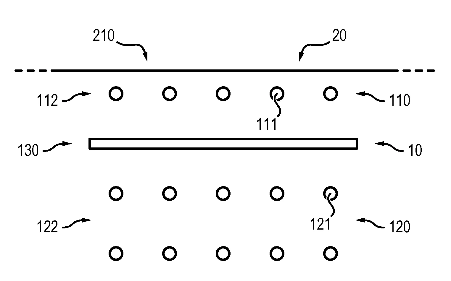 Systeme d'echange de chaleur pour une voie