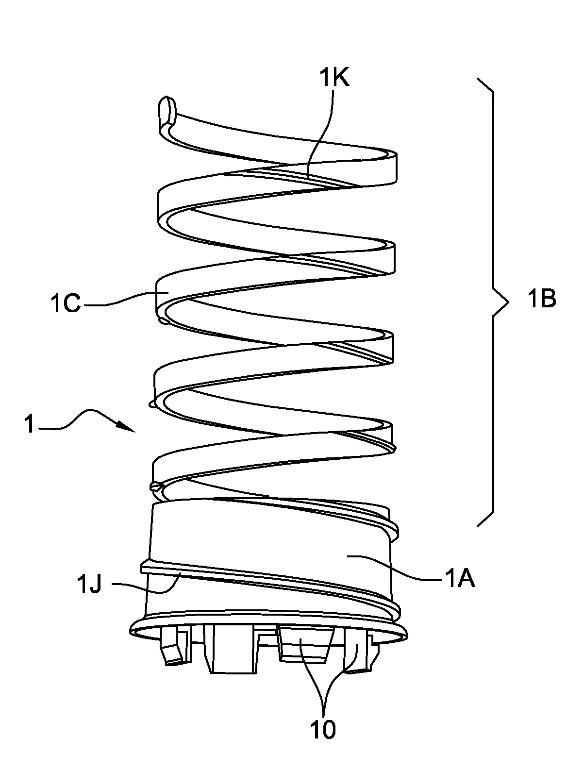 Dispositif de fixation de l'extremite d'une gaine souple de ventilation