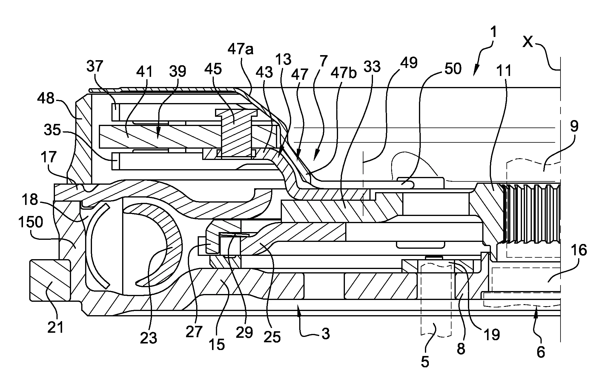 Dispositif de transmission de couple a couvercle, pour un vehicule automobile