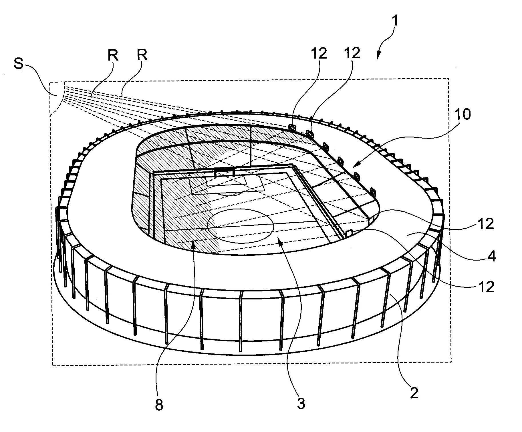 Dispositif de reflexion de la lumiere