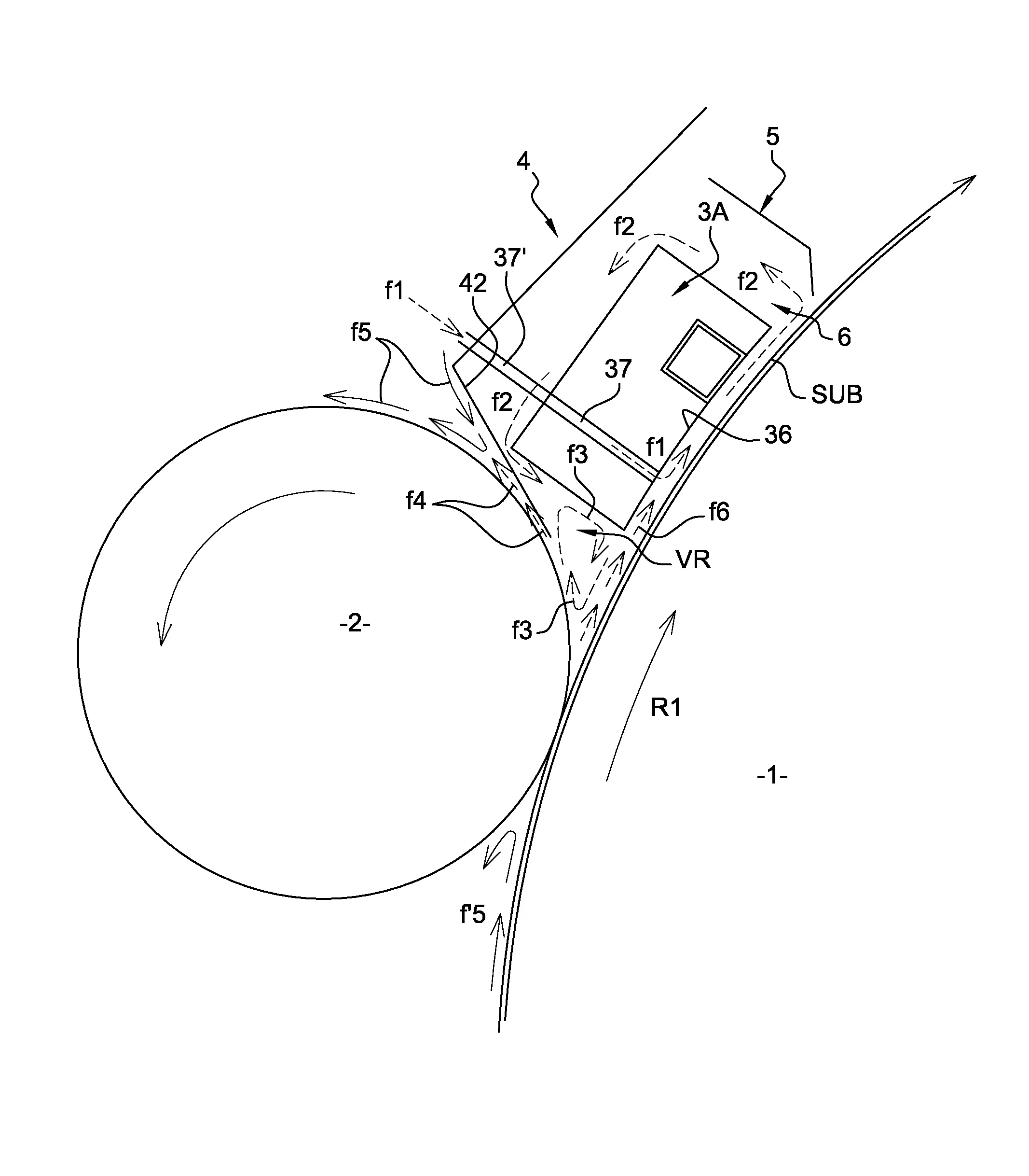 Installation de traitement de surface d'un substrat en mouvement sous atmosphere controlee, et son procede de dimensionnement