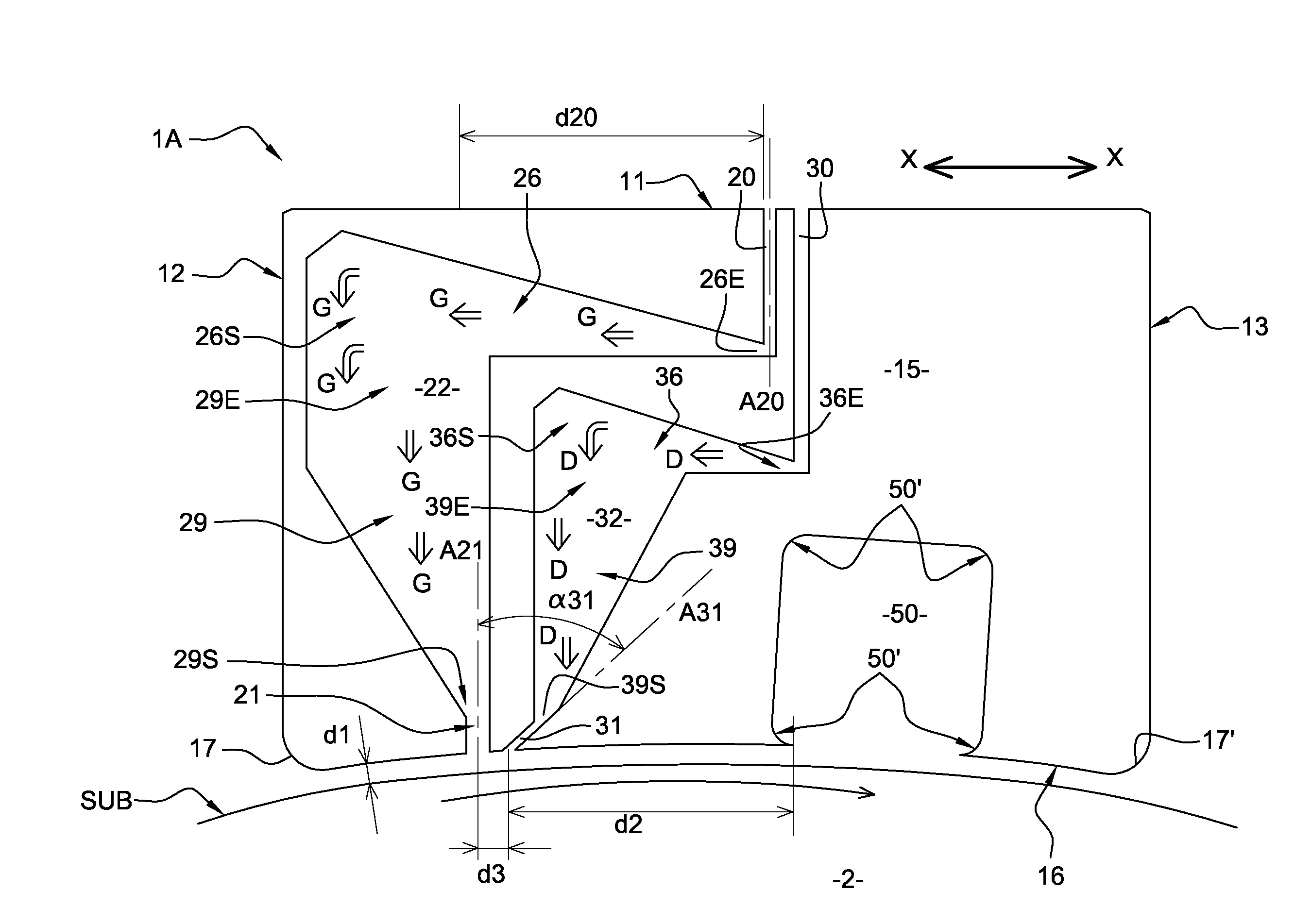 Unite de traitement pour installation de traitement de surface d'un substrat en mouvement, installation et procede de mise en oeuvre correspondants