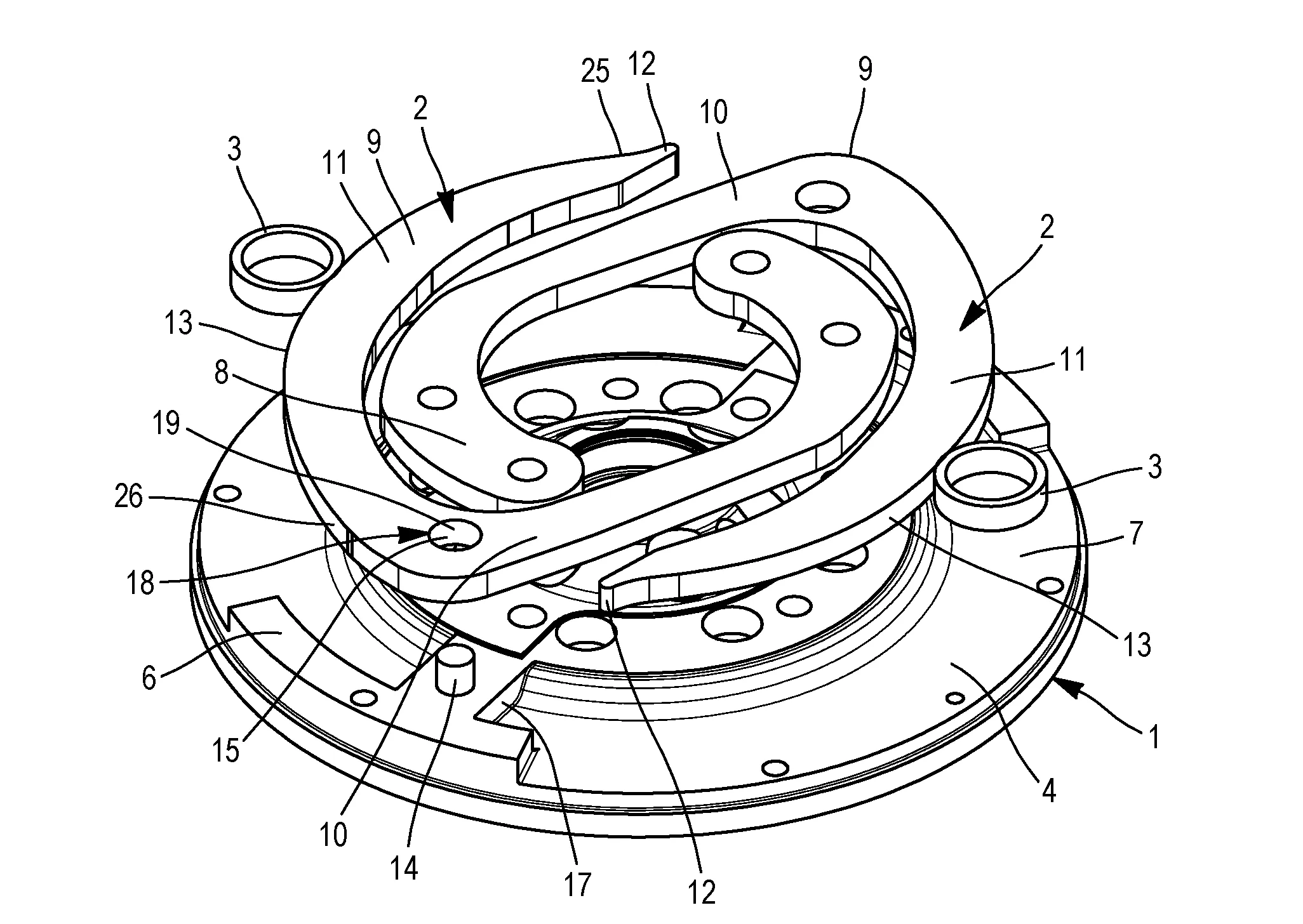 Ensemble pour un dispositif de transmission de couple