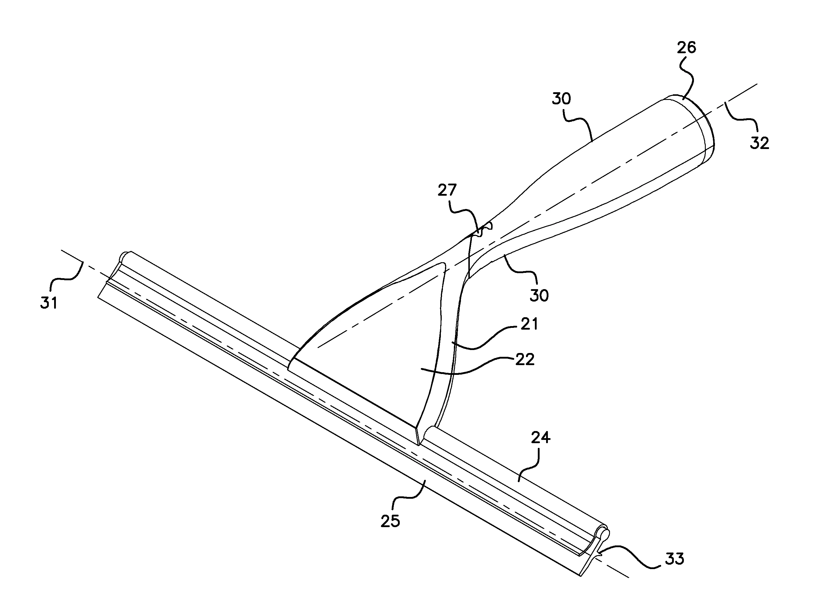 Raclette de nettoyage de vitres