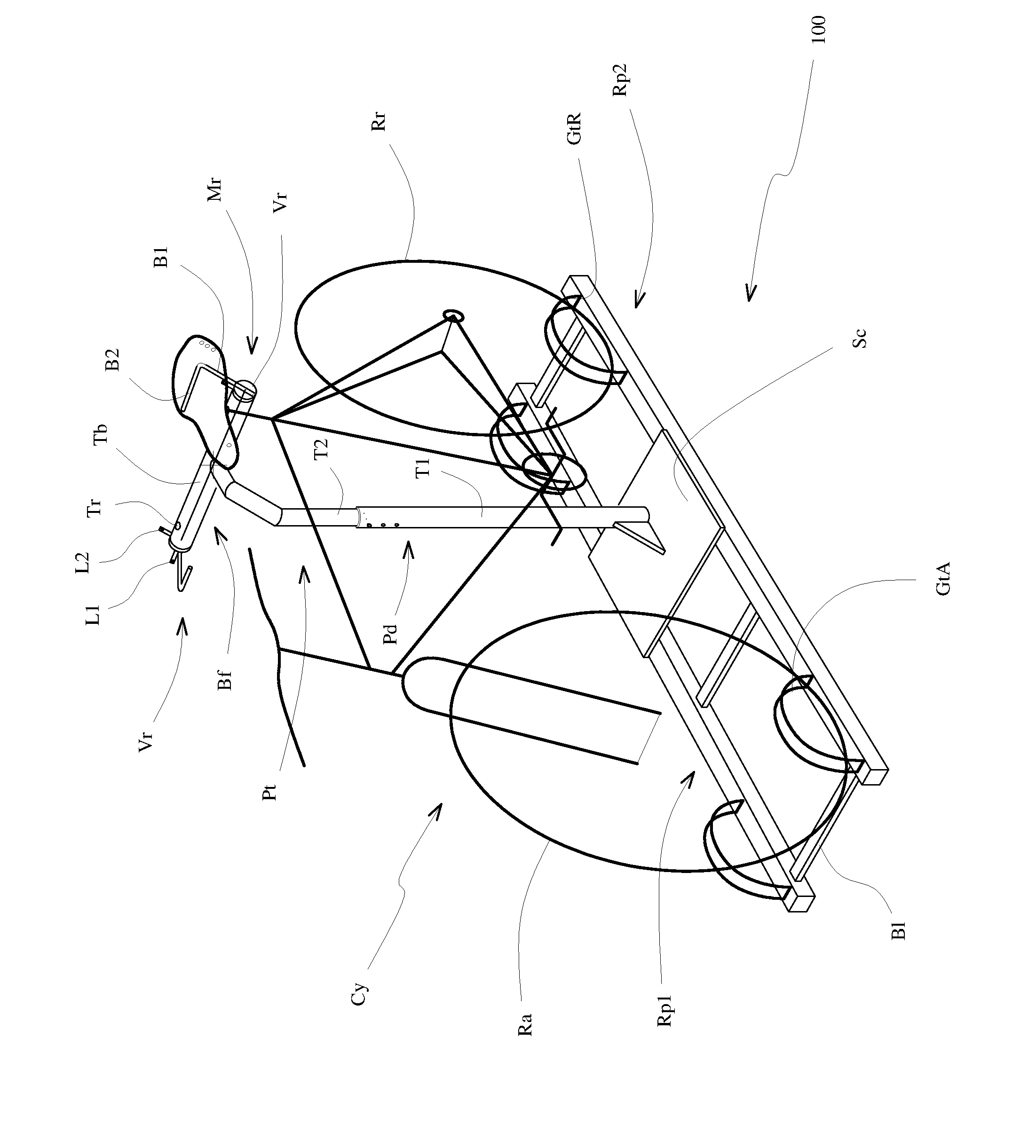 Support antivol pour cycles