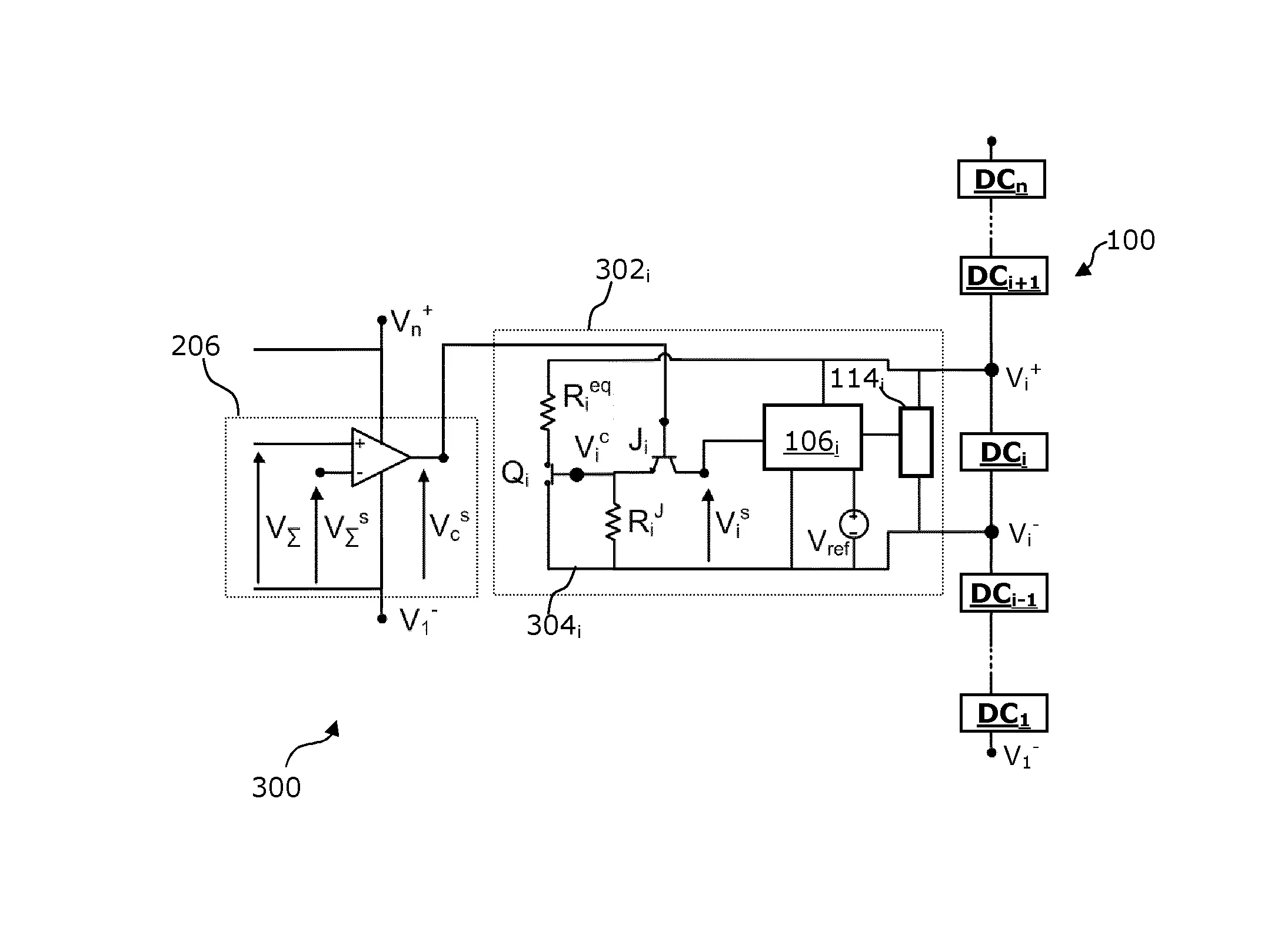 Systeme d'equilibrage global analogique pour un ensemble de dispositifs de stockage d'energie electrique par effet capacitif, module de stockage rechargeable, vehicule et installation electriques comprenant un tel systeme.