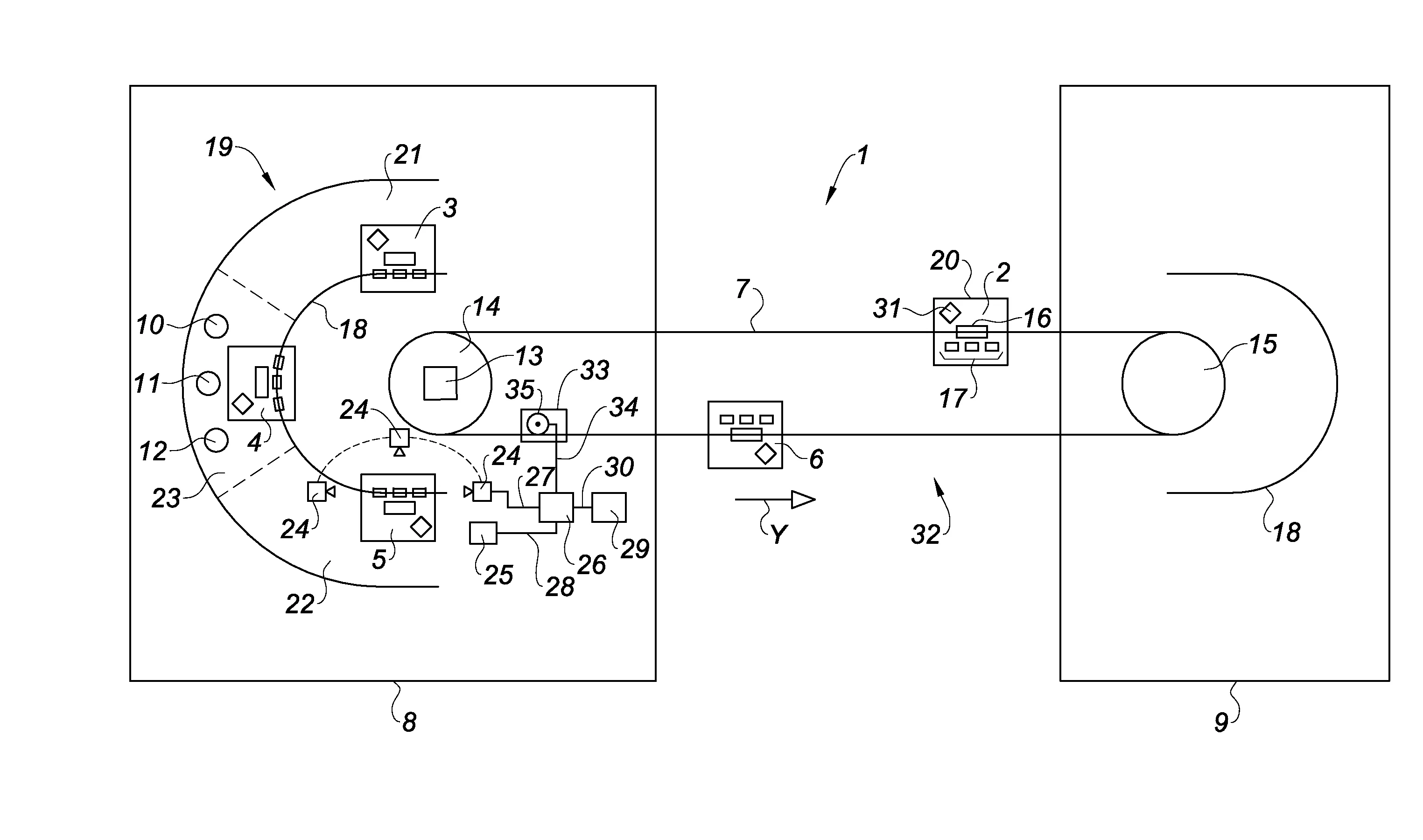 Procede et installation de transport de vehicules tractes par un cable