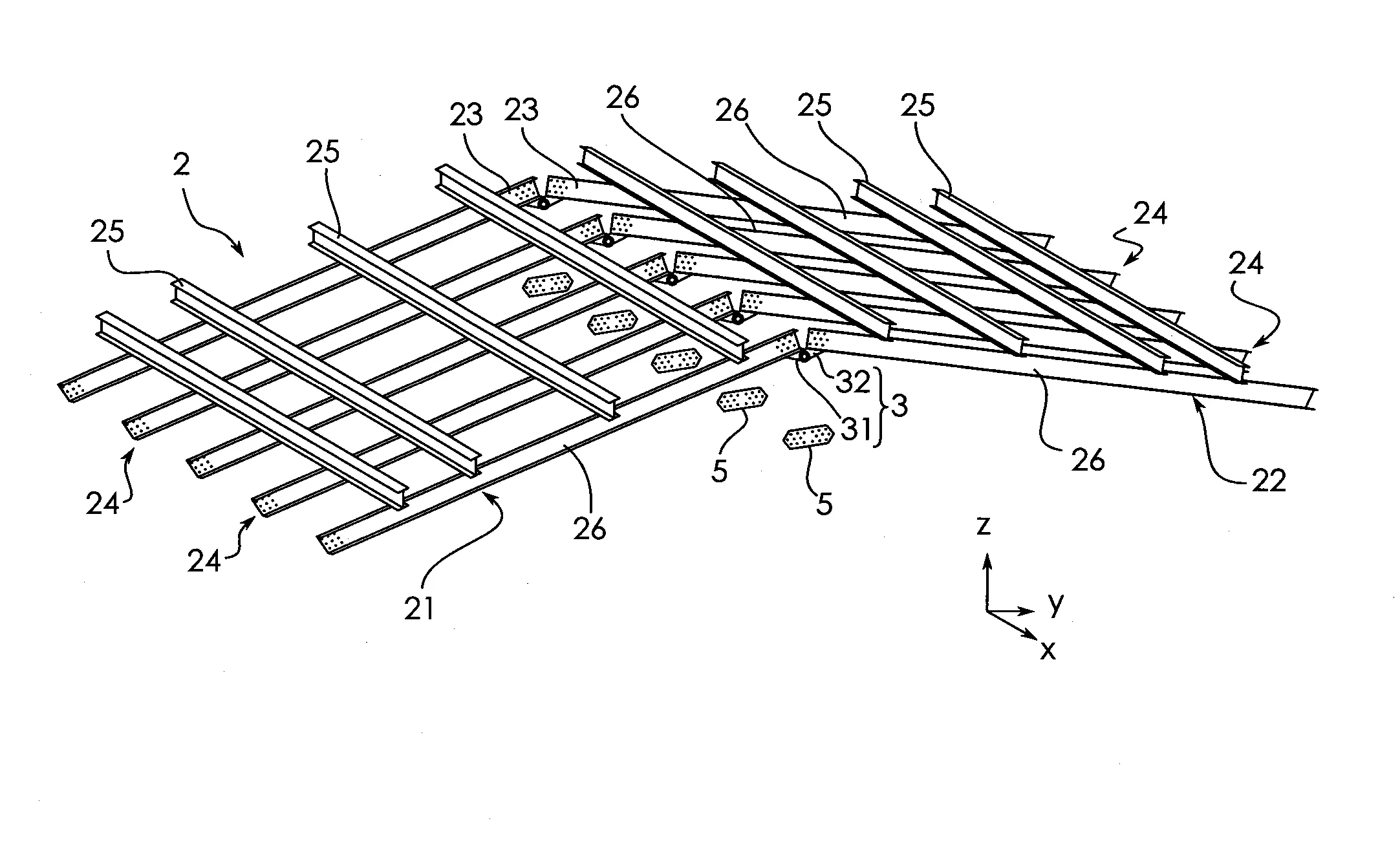 Plancher de cabine pour aeronef et procede de montage d'un tel plancher