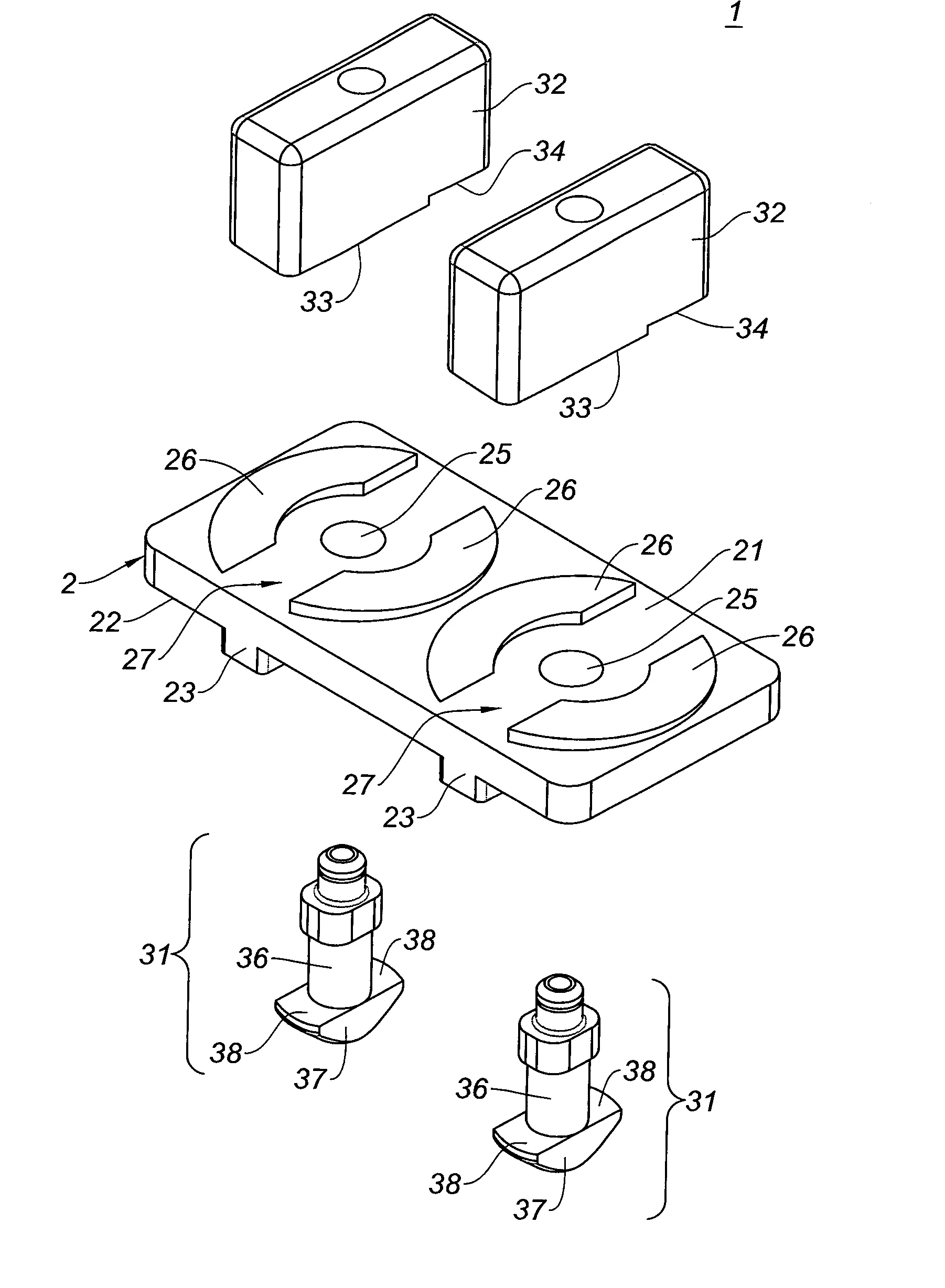 Dispositif de fixation de profiles