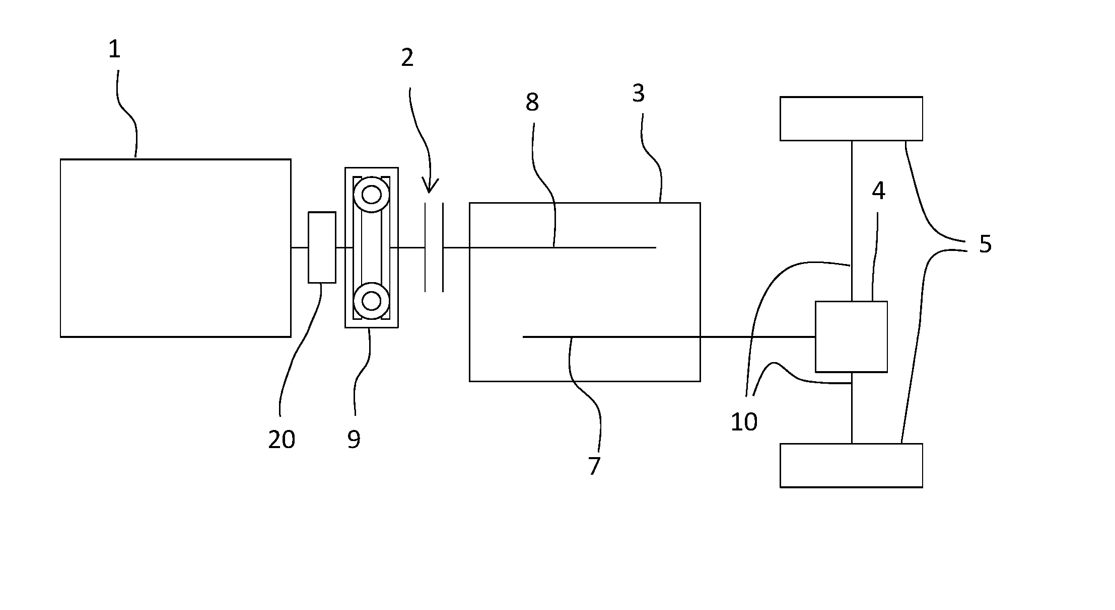 Groupe motopropulseur de vehicule