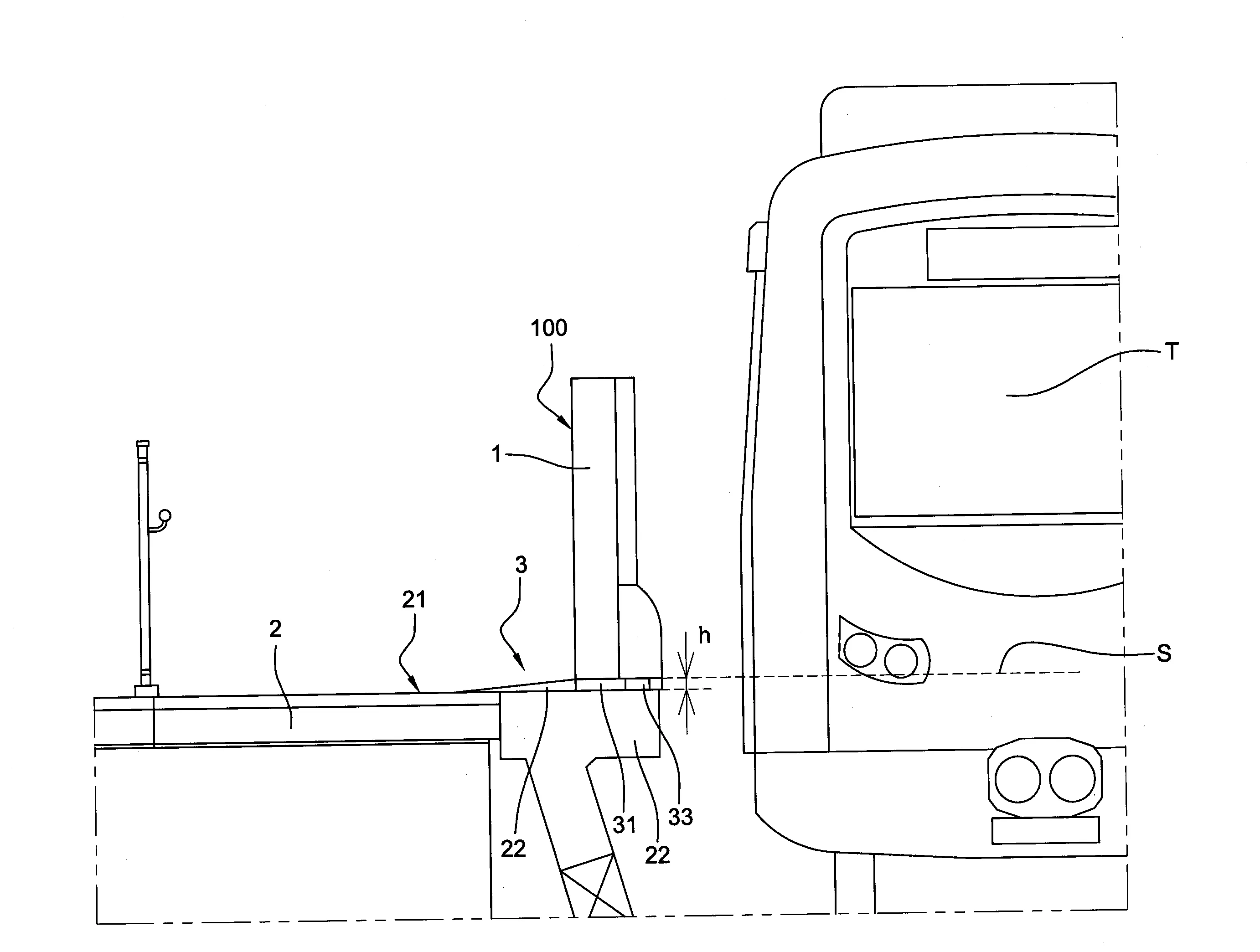 Porte paliere avec seuil rehausse integre.
