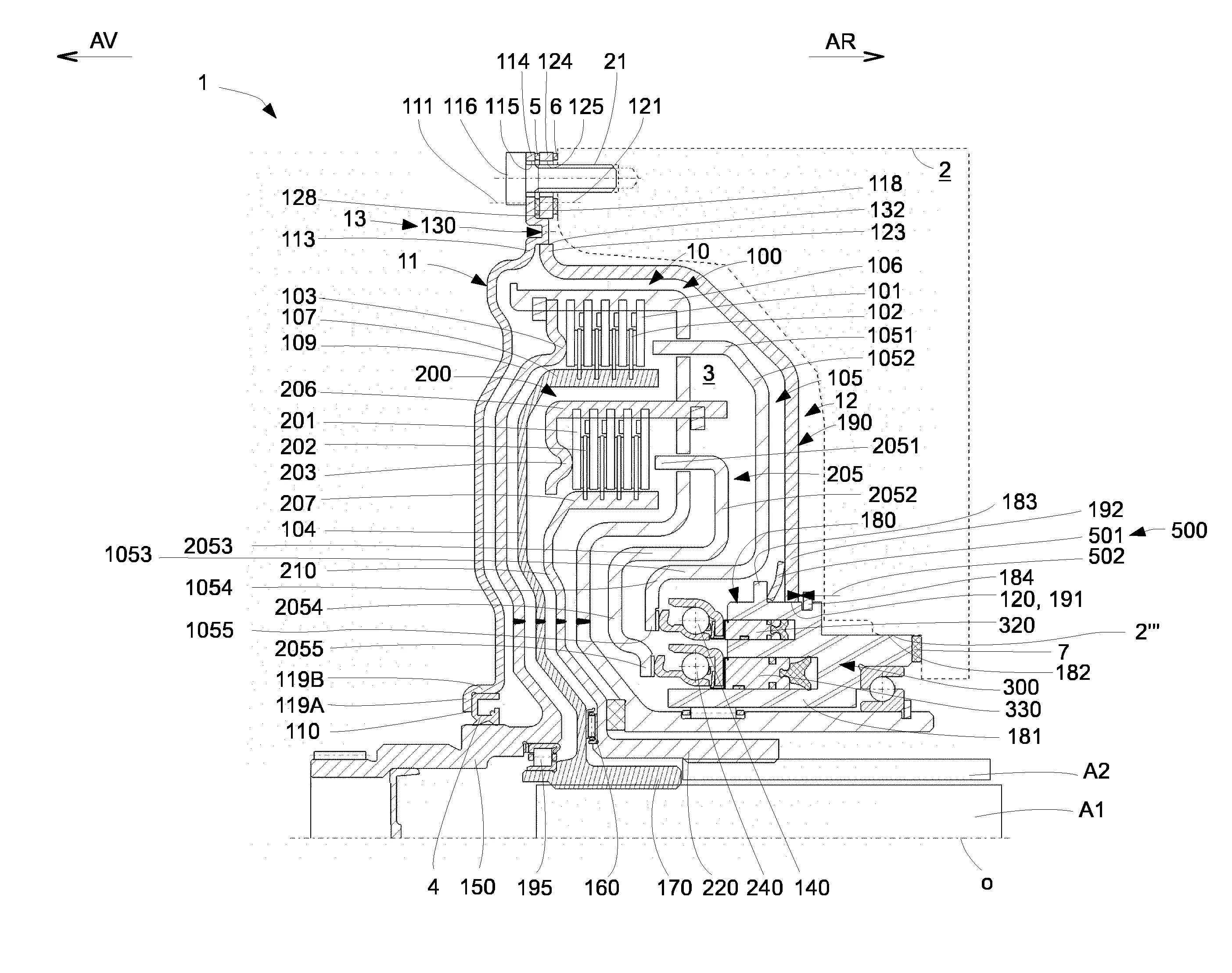 Module de transmission de couple destine a equiper une transmission de vehicule automobile
