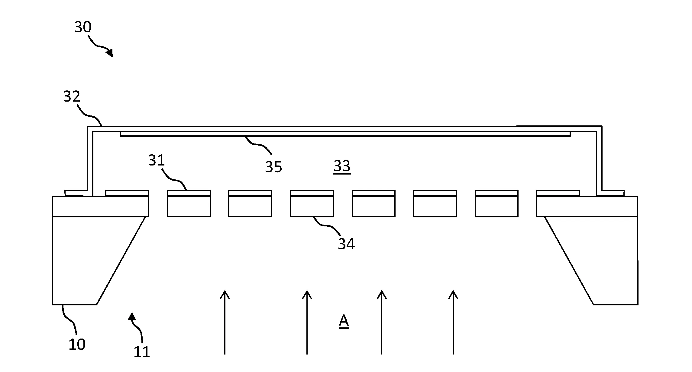 Microphone comprenant des moyens de mesure de gaz et procede de mesure de gaz a l’aide d’un tel microphone