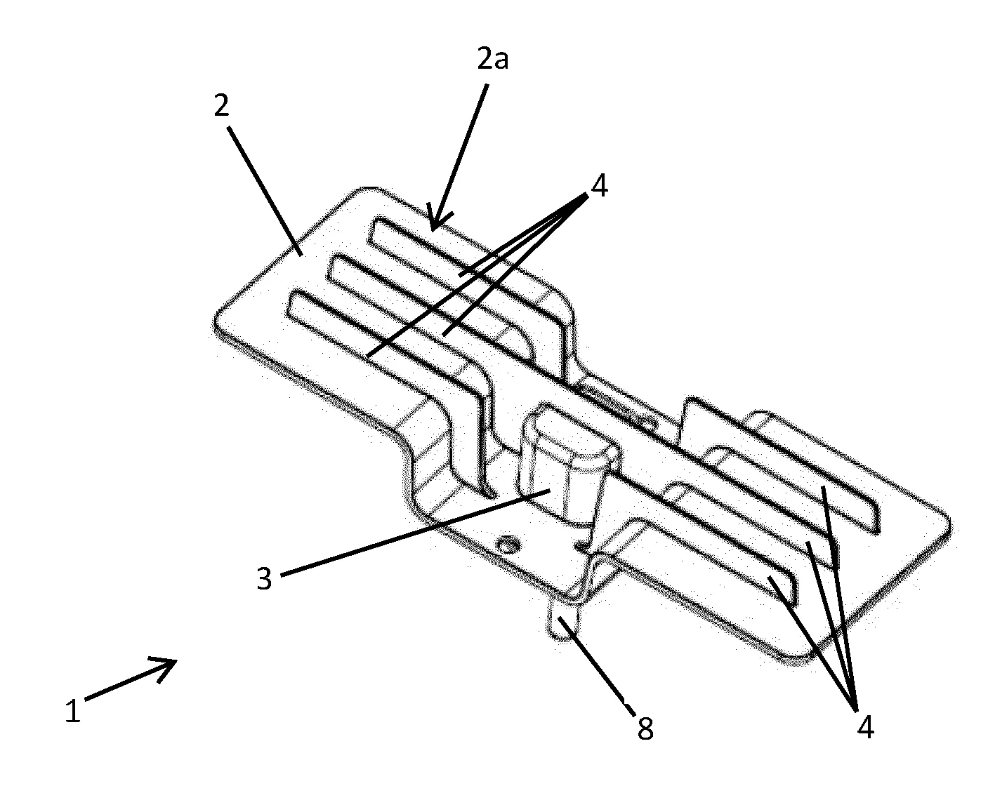 Rechauffeur de fluide corrosif pour metaux, reservoir et procede de fabrication associes.