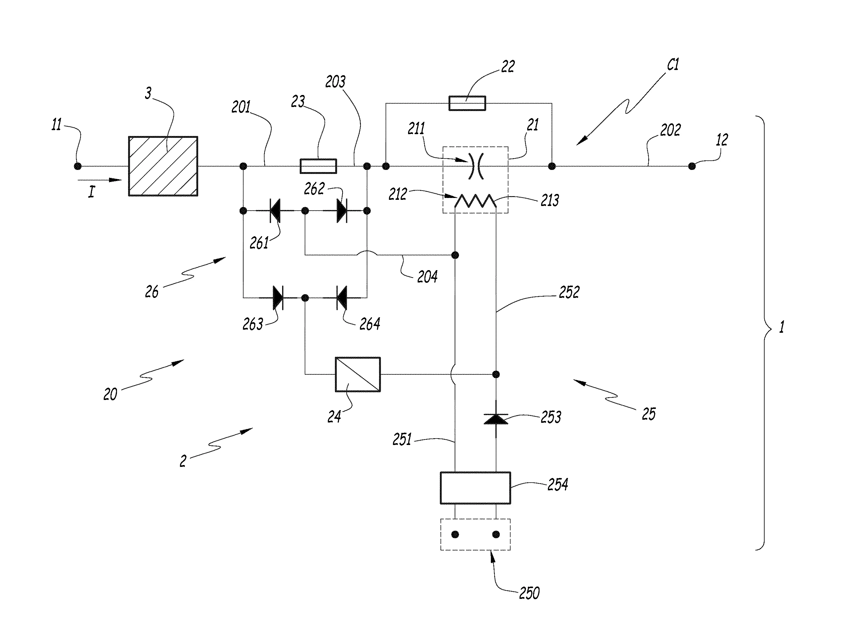 Dispositif de protection a double commande pour un circuit electrique et circuit electrique comprenant ce dispositif de protection