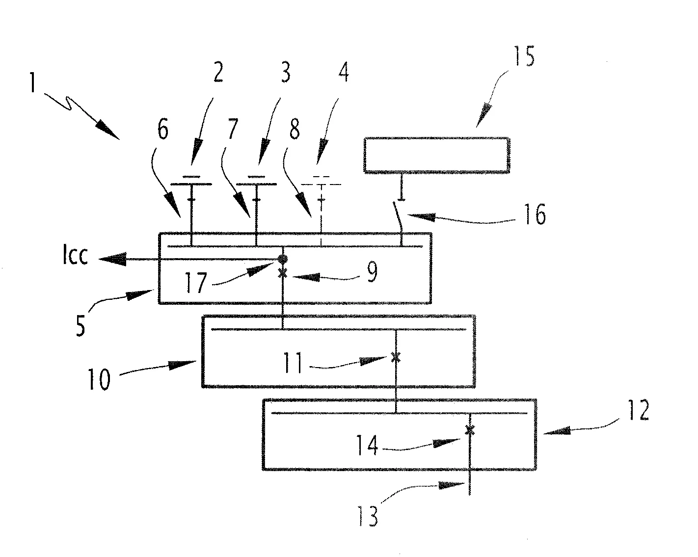 Systeme d'alimentation en energie electrique notamment d'un reseau de bord d'un sous-marin