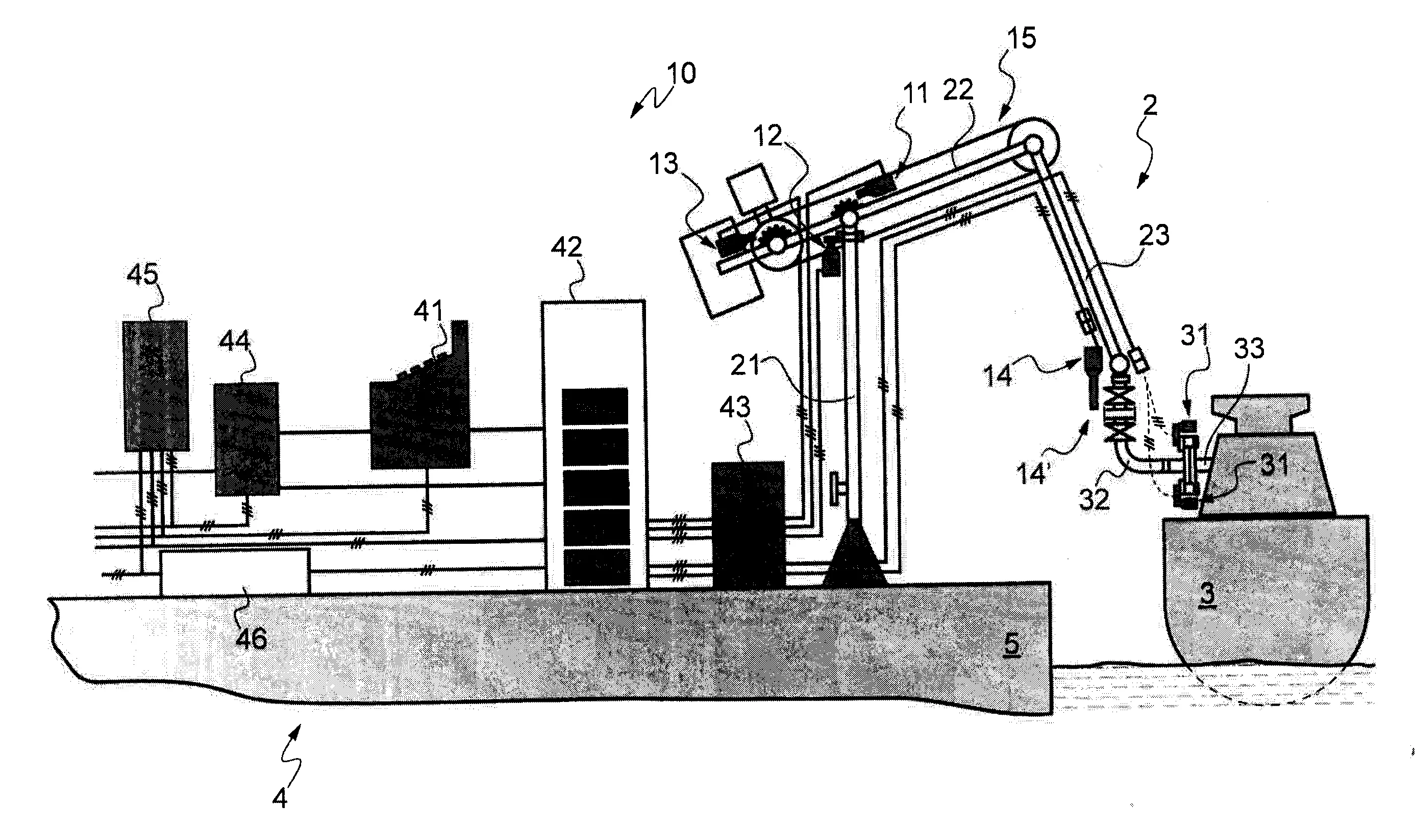 Systeme de transfert de fluide a actionneurs munis de reducteurs de vitesse reversibles