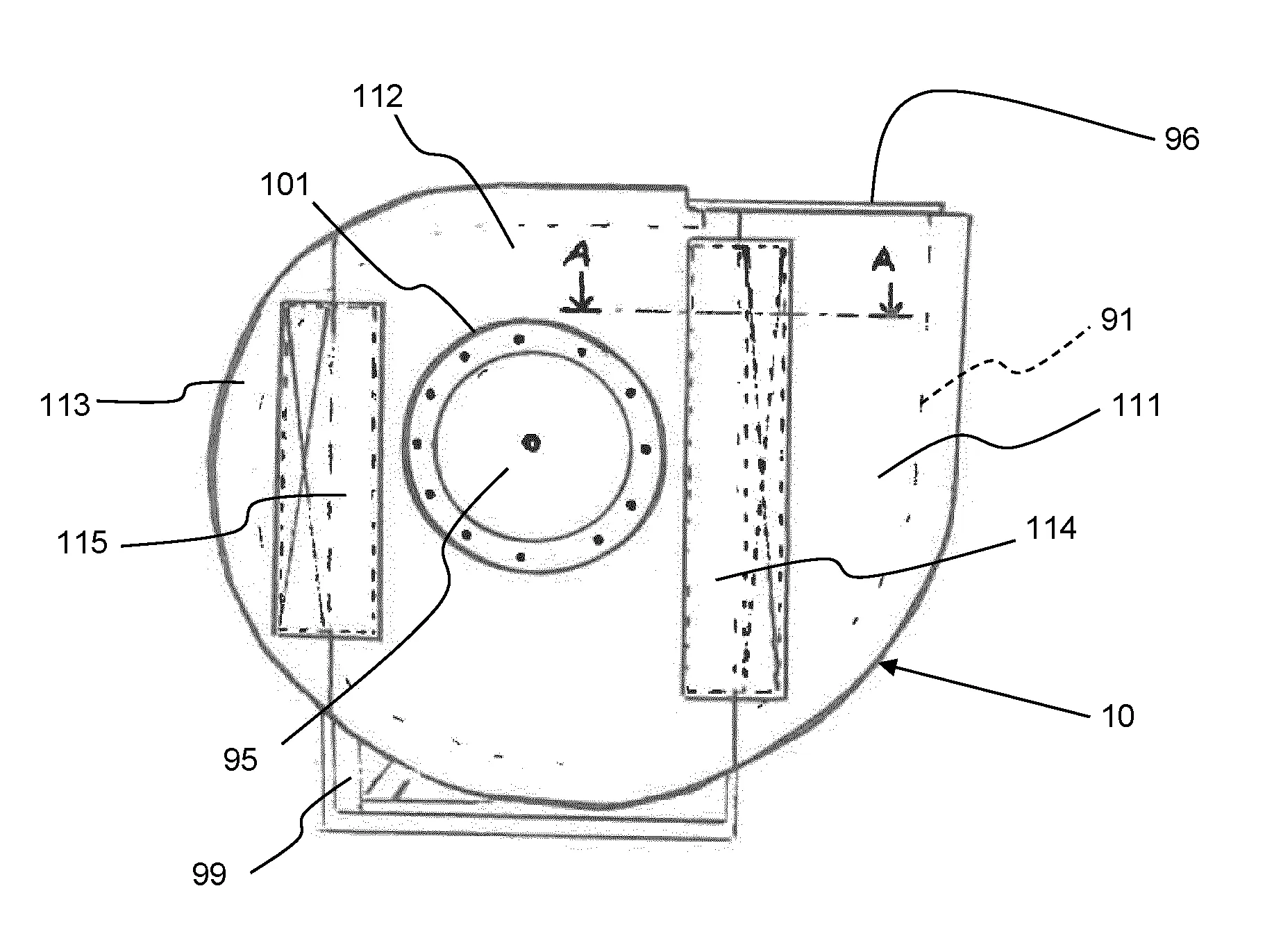 Dispositif d'insonorisation pour un ventilateur centrifuge