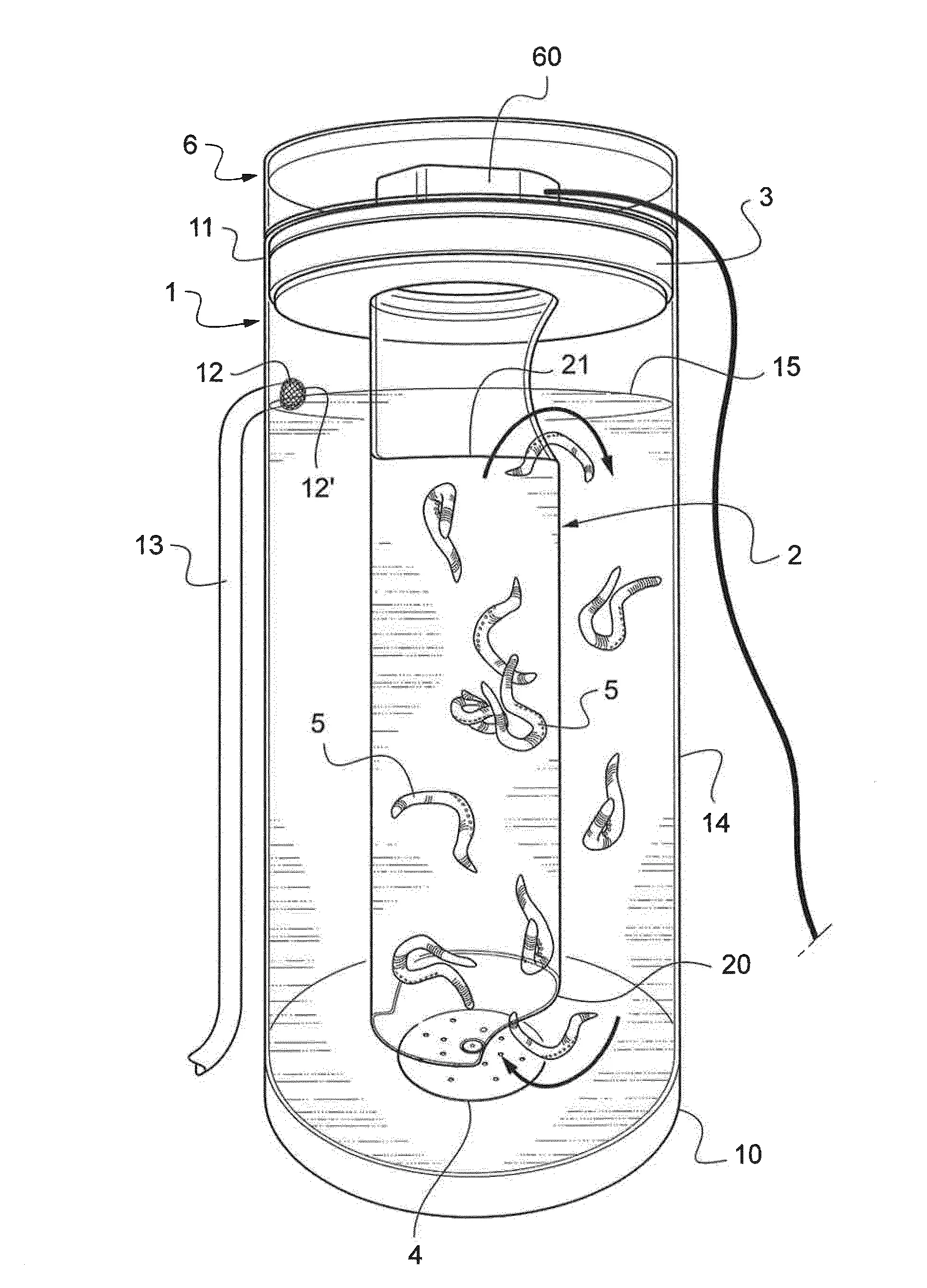 Dispositif et procede de presentation dynamique d’organismes aquatiques vivants.
