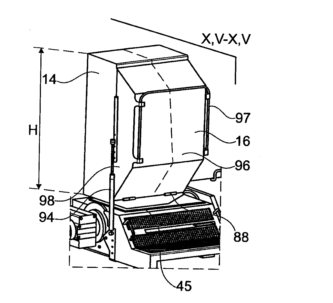 Tremie d'alimentation