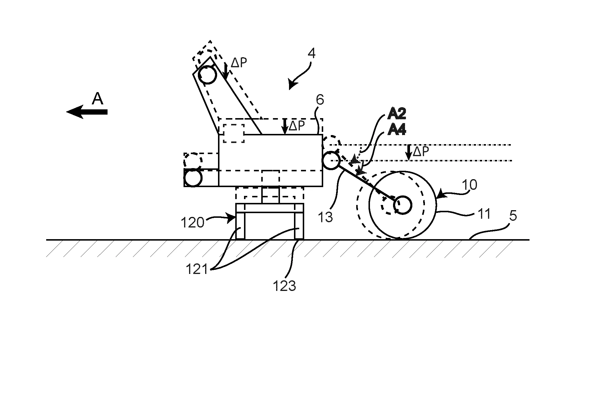 Procede de reglage en hauteur d'un outil d'usure et machine agricole correspondante