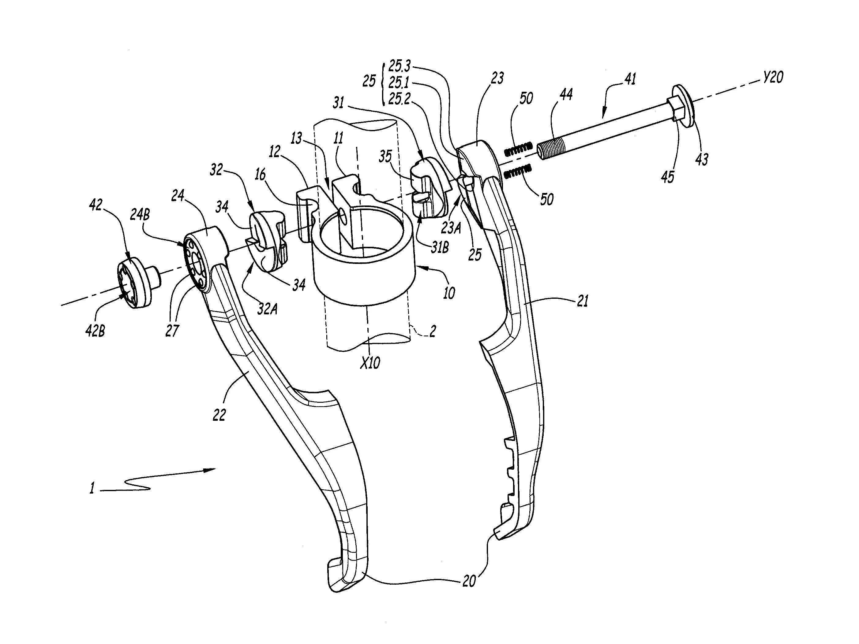 Dispositif de serrage, notamment de serrage d'une selle pour un cycle