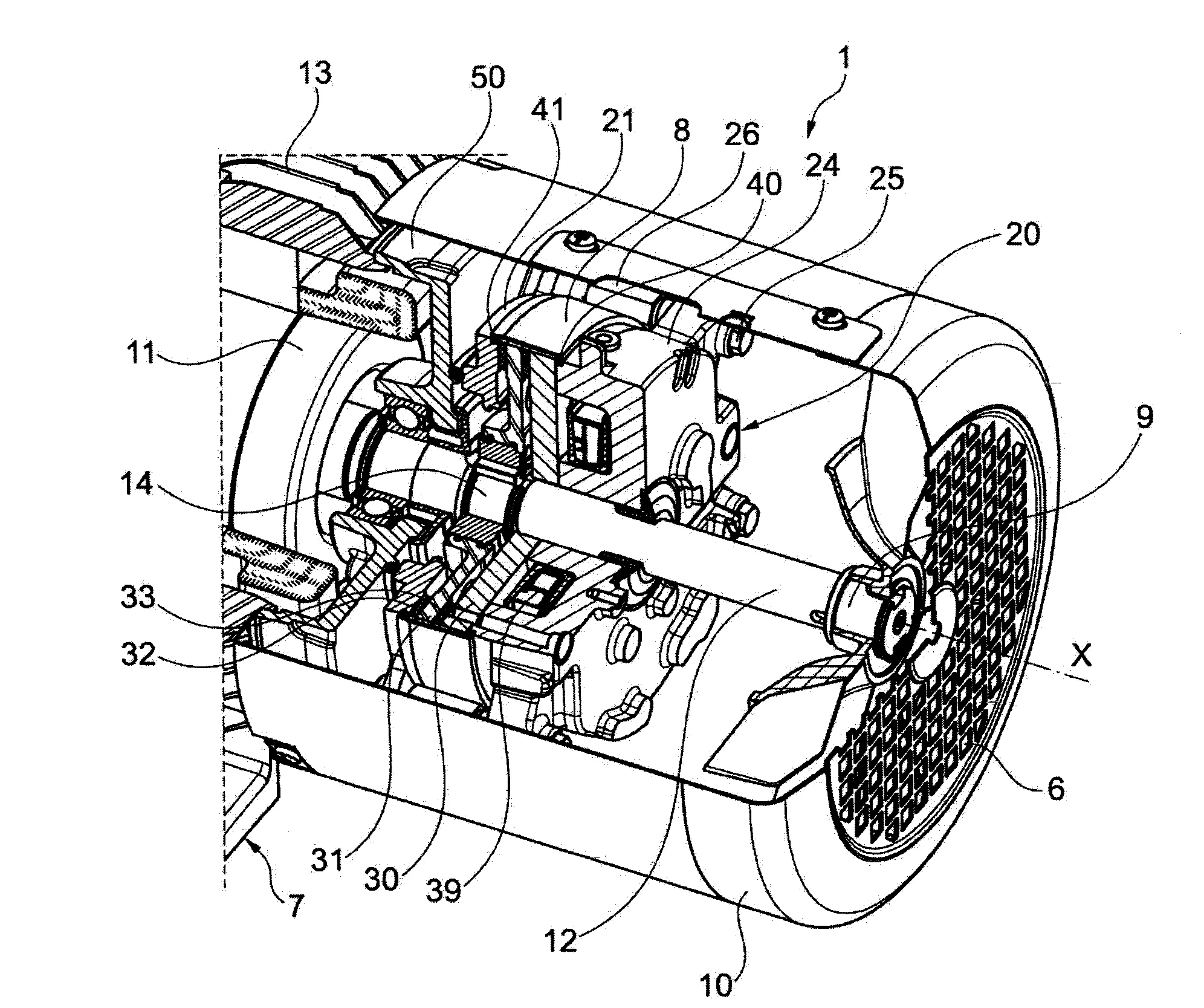 Frein pour moteur electrique