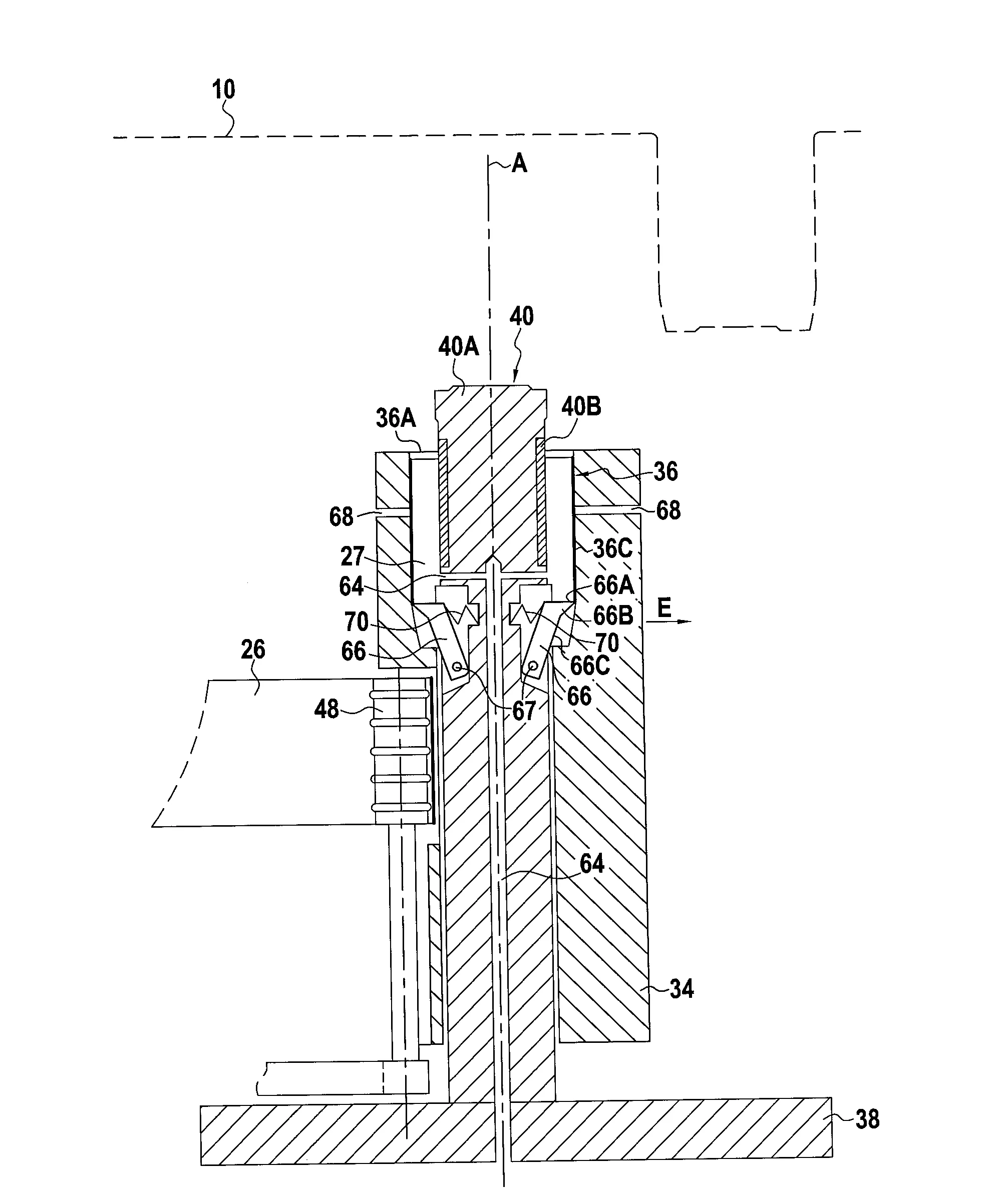 Dispositif pour fabriquer des recipients pourvus de banderoles de decor