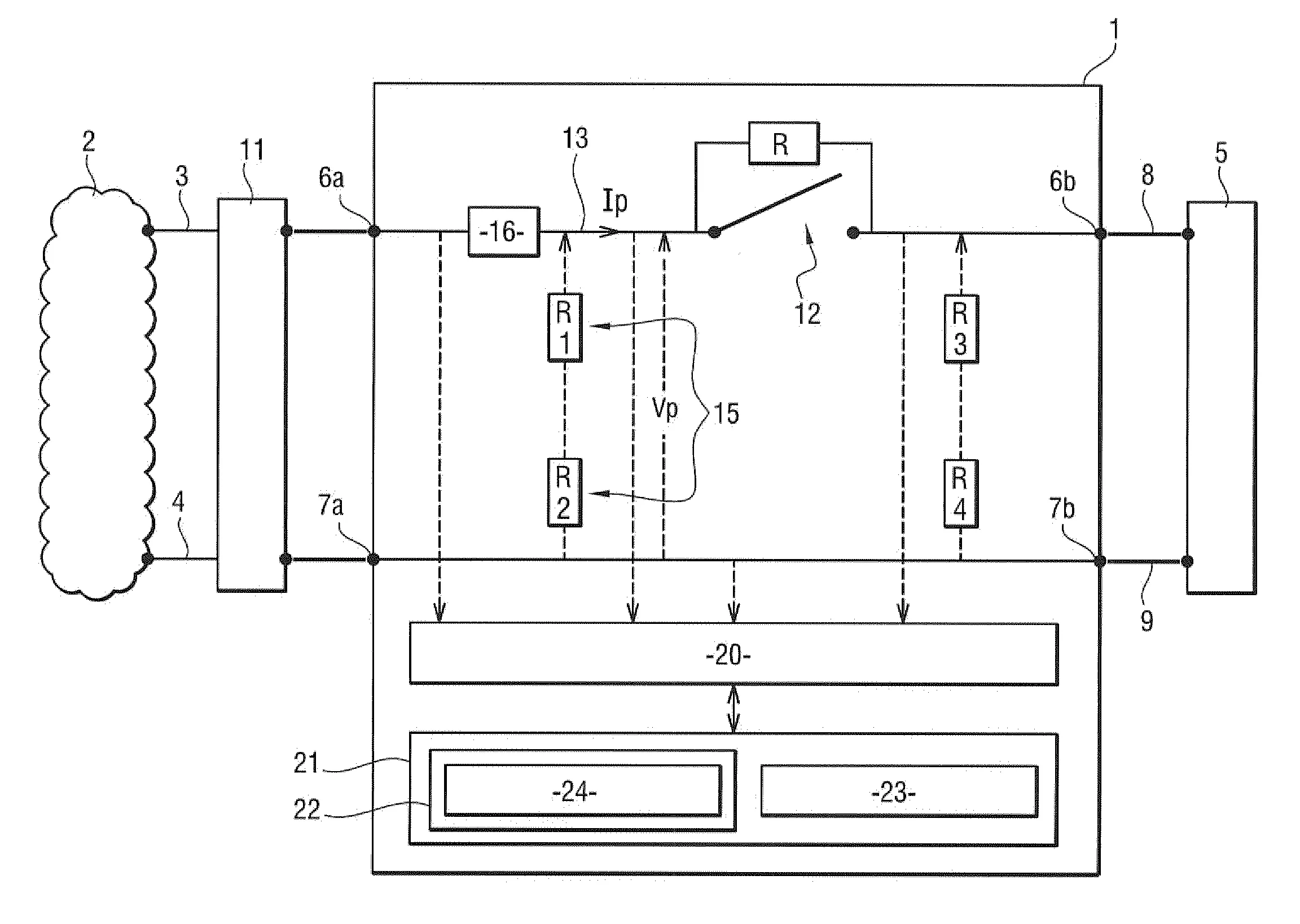 Procede de detection d'un affaissement d'une tension de phase d'un reseau electrique