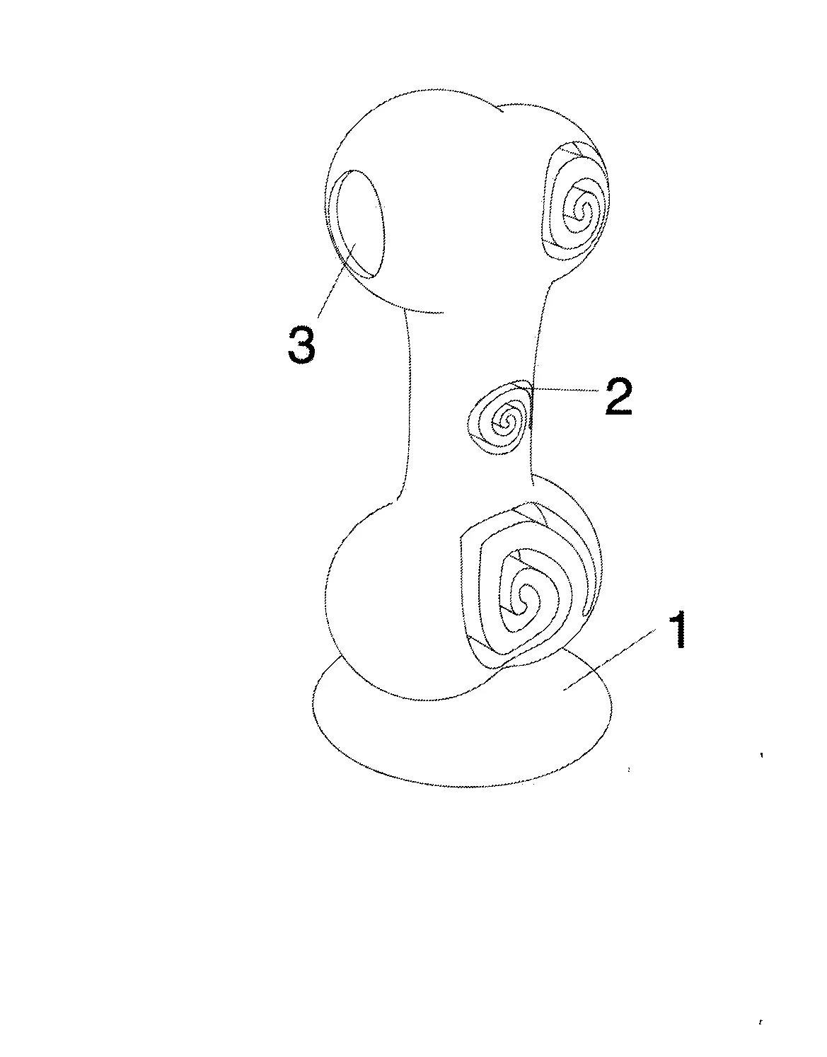 Jouet pour chien sur ventouses pour l'activite ludique et stationnaire