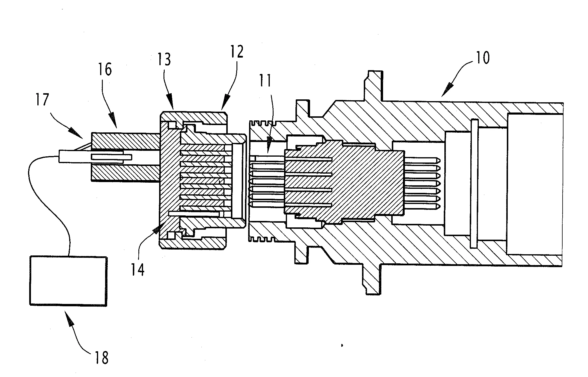 Systeme de reflectometrie pour la detection de defaut sur un connecteur multipoints durci d'un reseau electrique