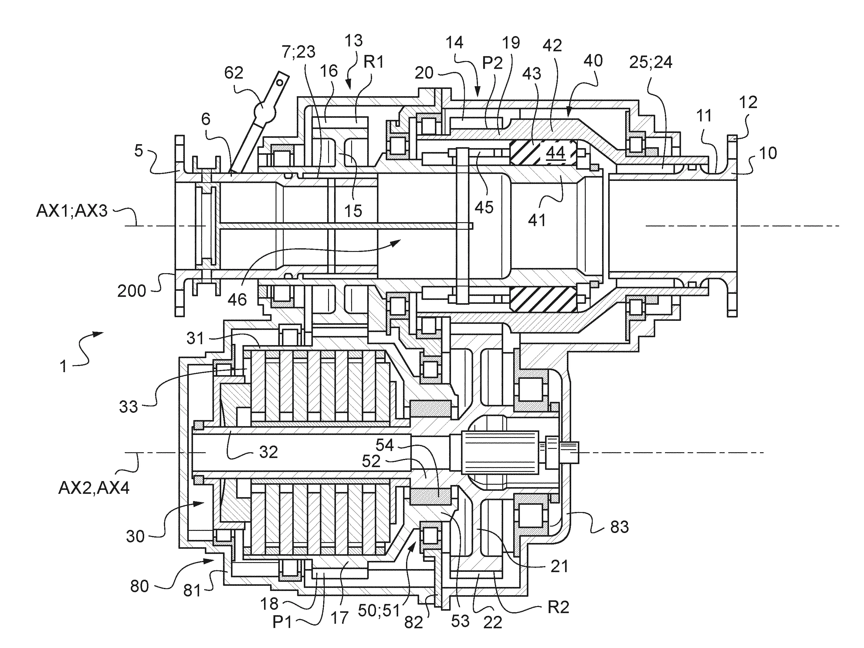 Module de transmission de puissance mecanique reversible et aeronef