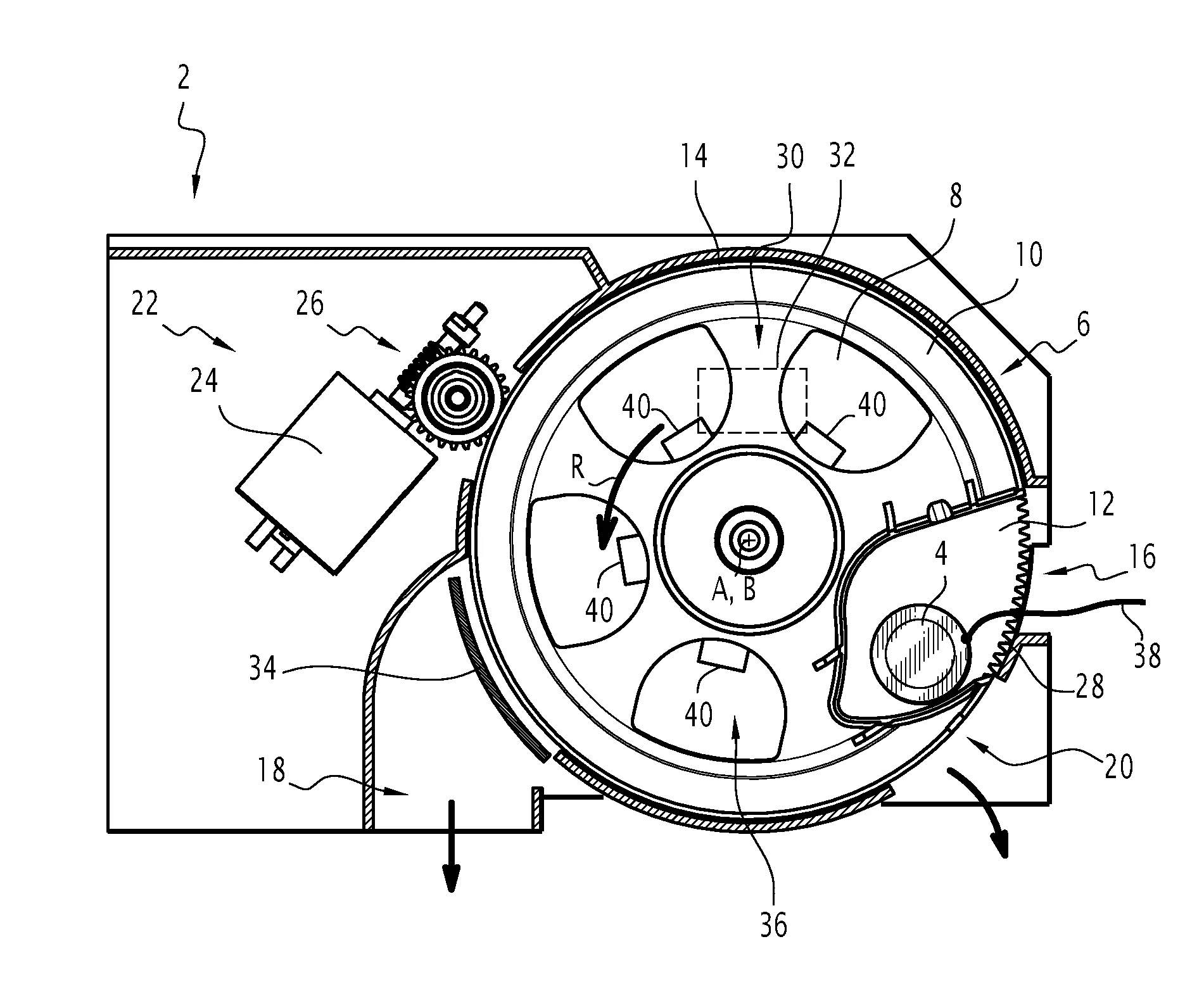 Dispositif de reception de pieces de monnaie ou de jetons pour un terminal de paiement