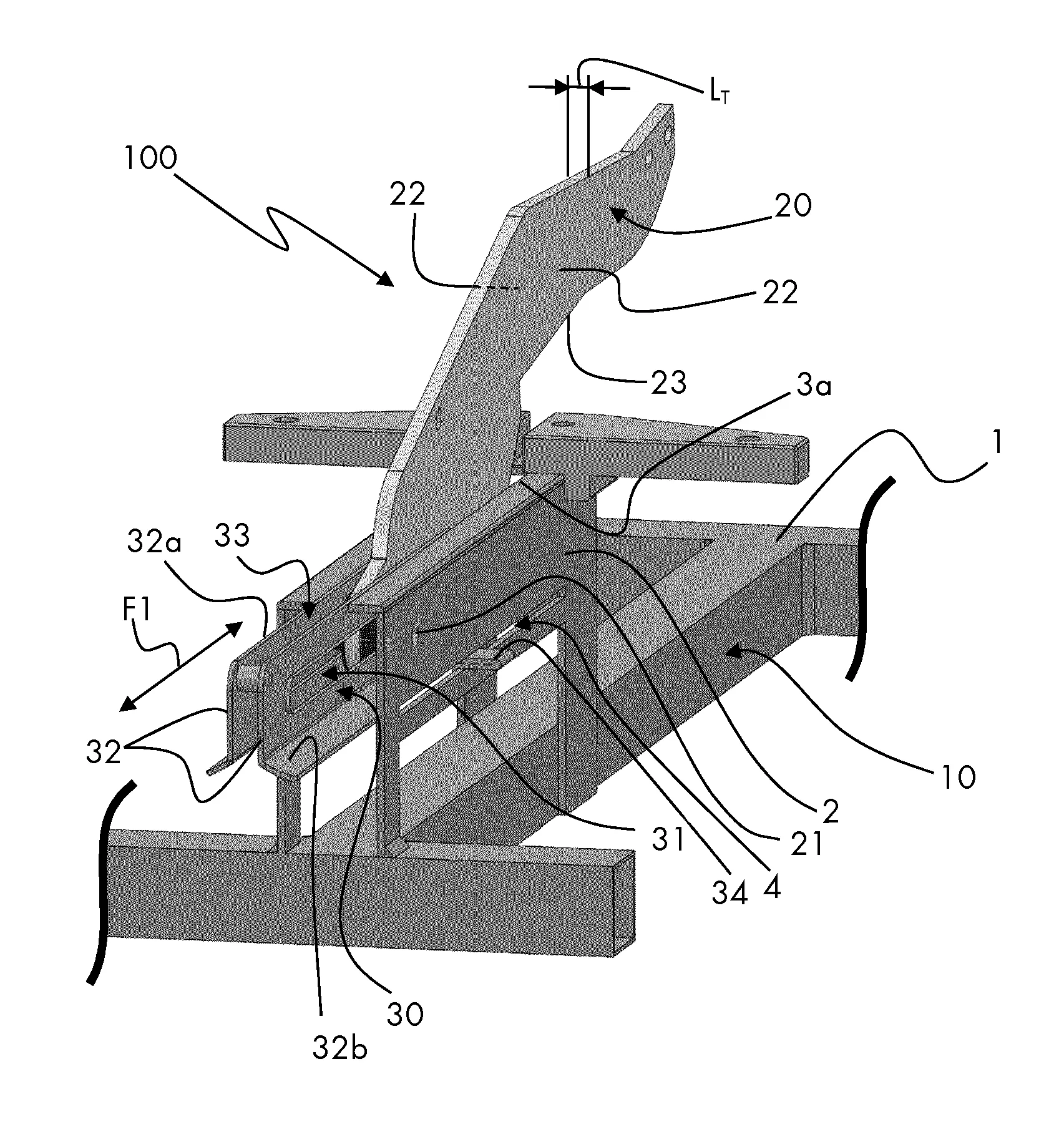 Outil de decoupe de plaque notamment en materiau reconstitue.