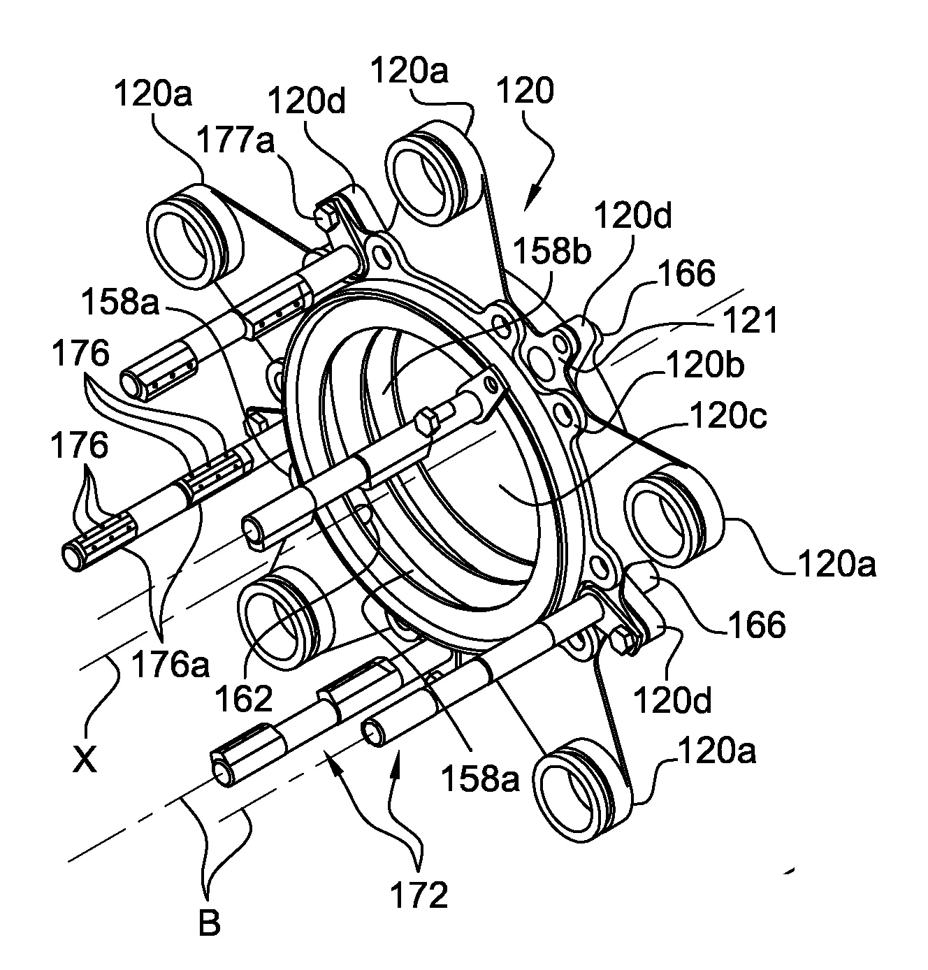 Ensemble comportant un rouet de lubrification et des gicleurs de lubrifiant, pour un reducteur de vitesse a train epicycloidal de turbomachine