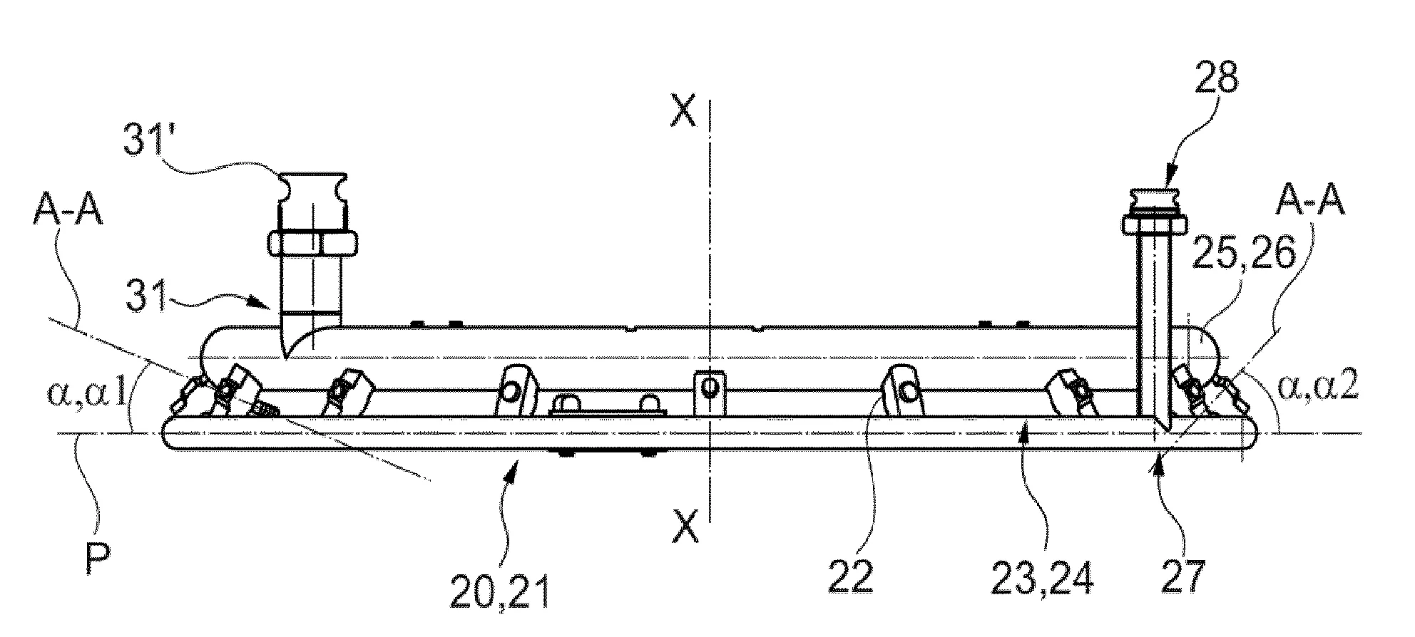 Installation de fabrication de laine minerale et dispositif de projection d’une composition d’encollage equipant une telle installation