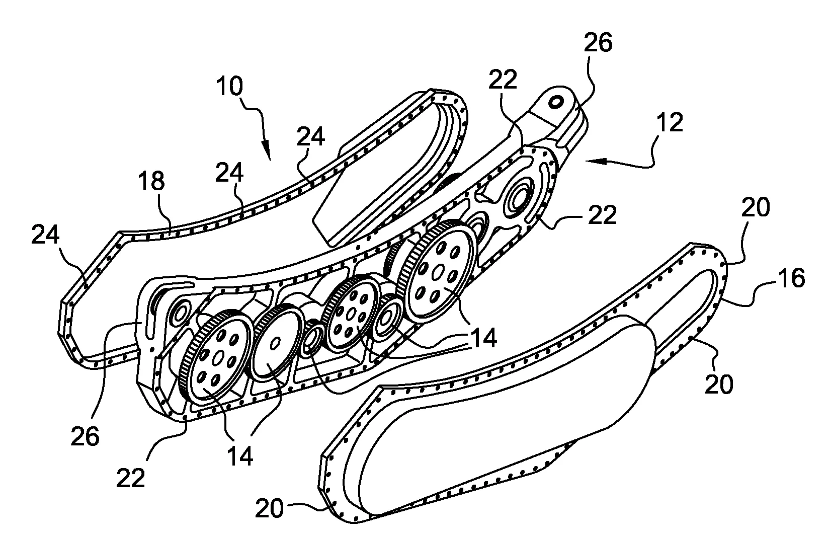 Boitier d'accessoires pour turbomachine